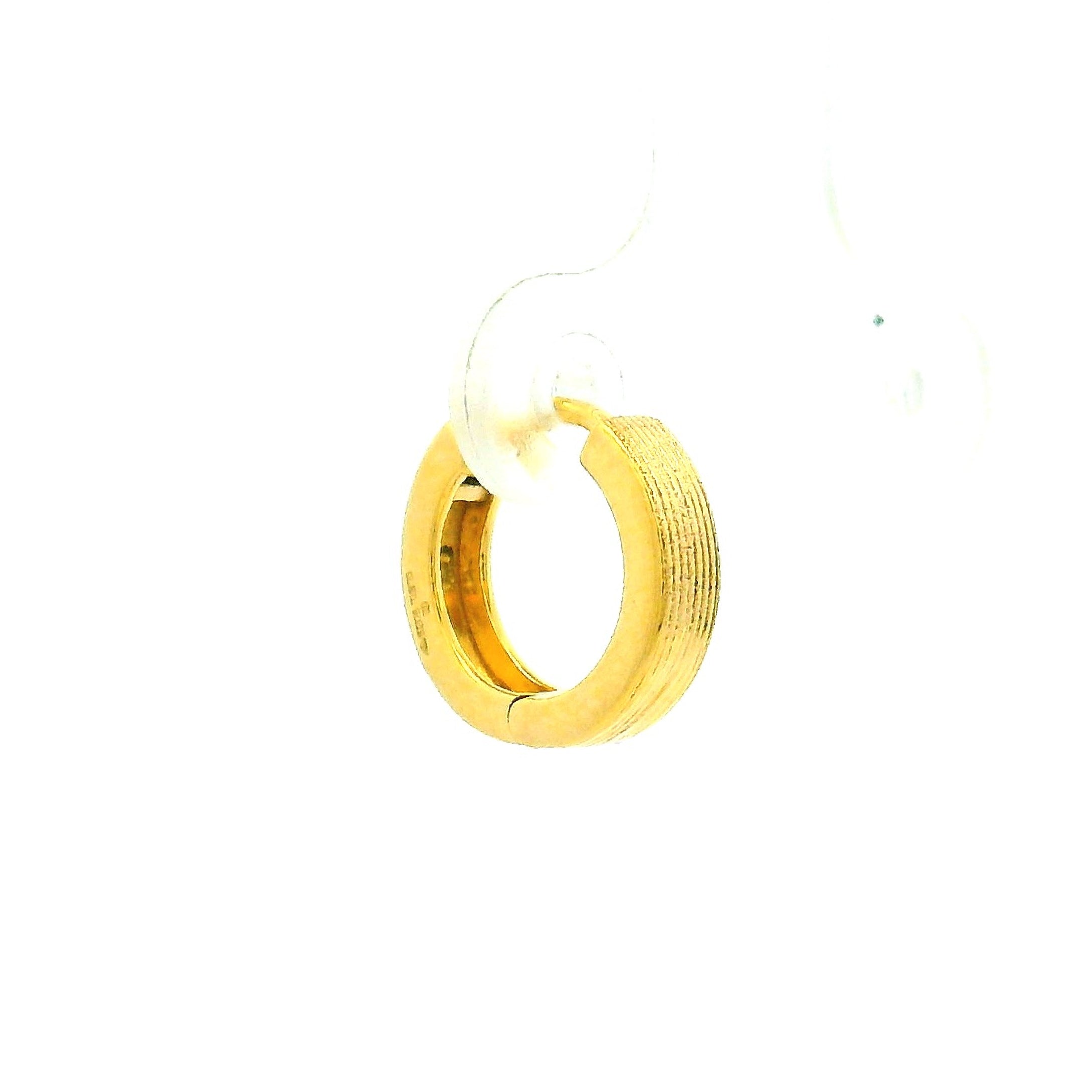 Mens Gold Hoop