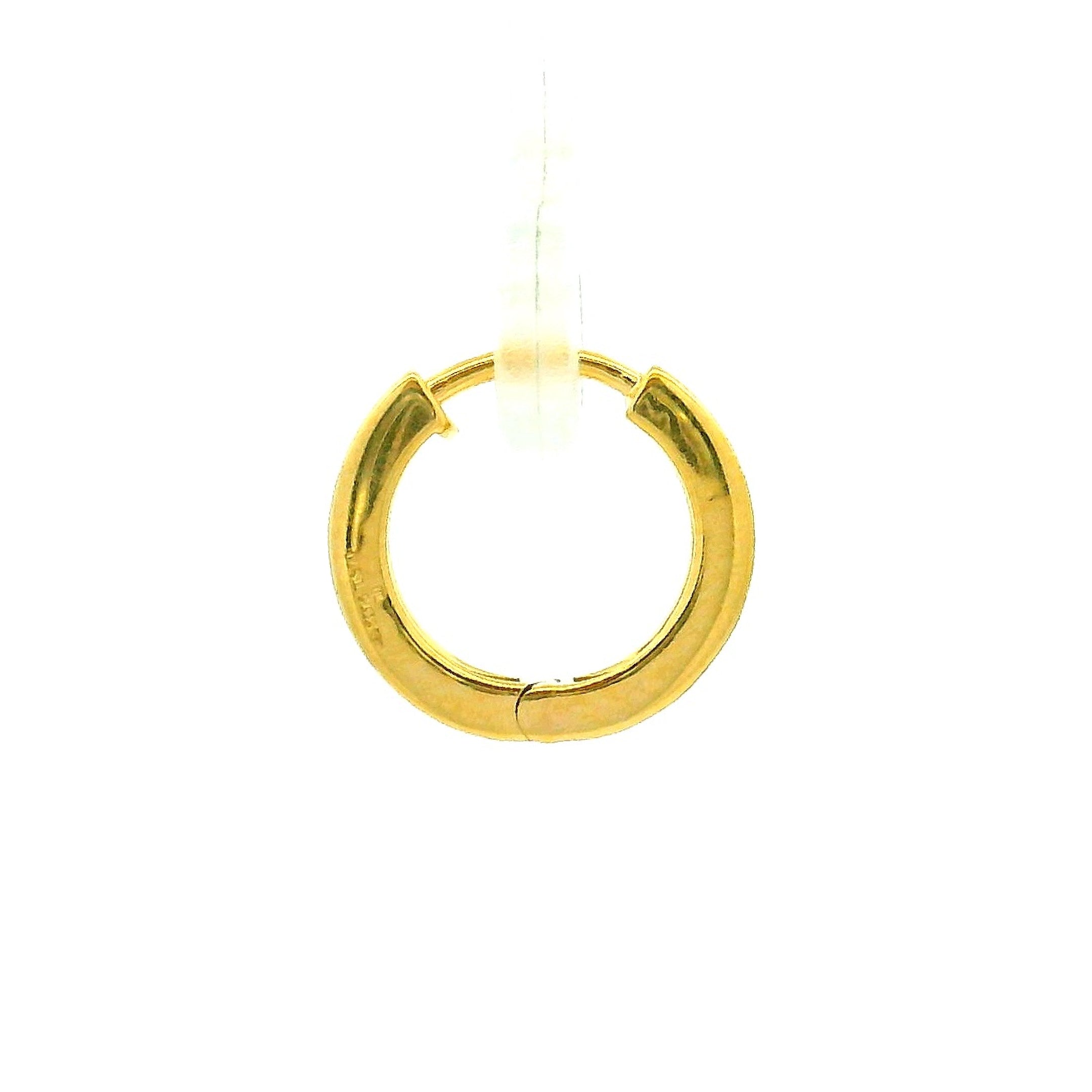 Mens Gold Hoop