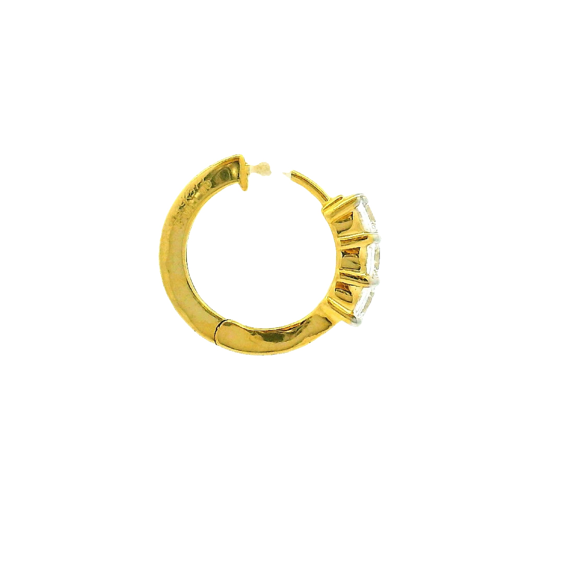 Mens Gold Hoop