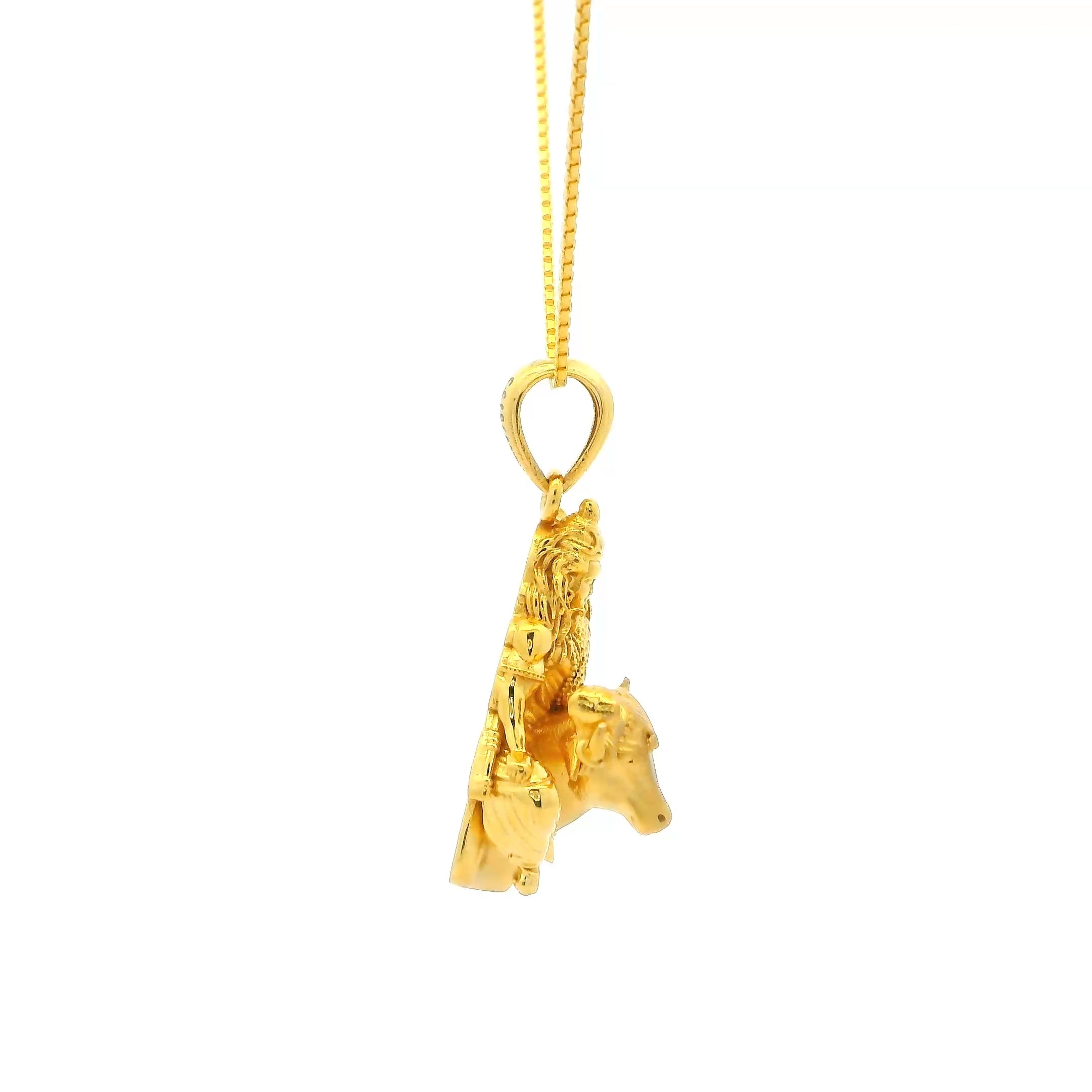 Mens Gold Locket