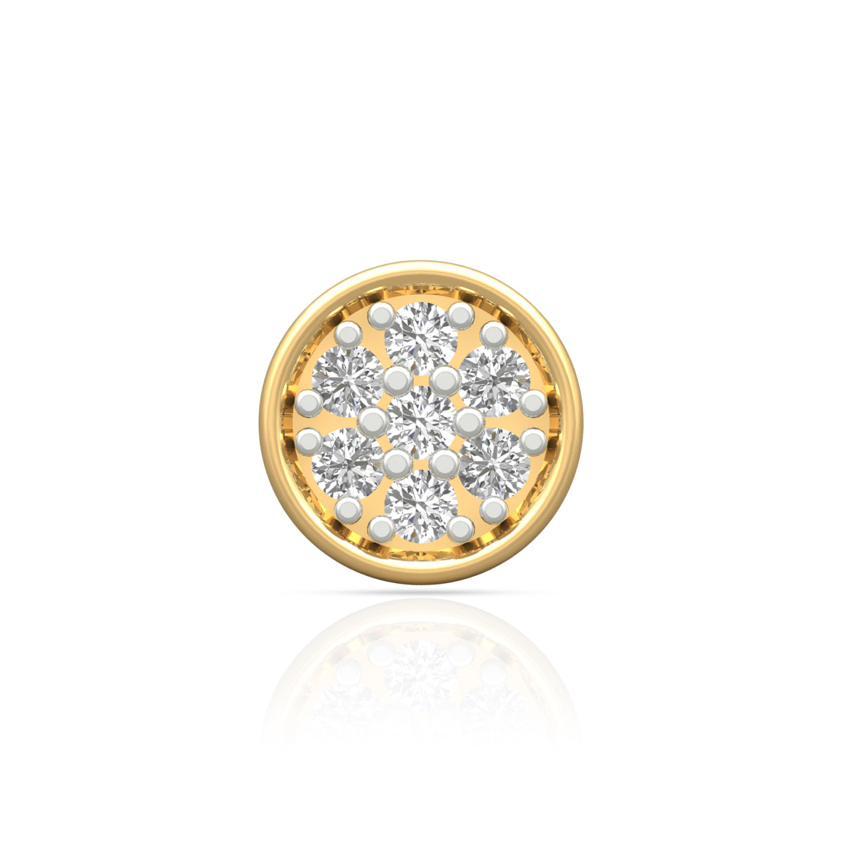 Mens Gold Stud