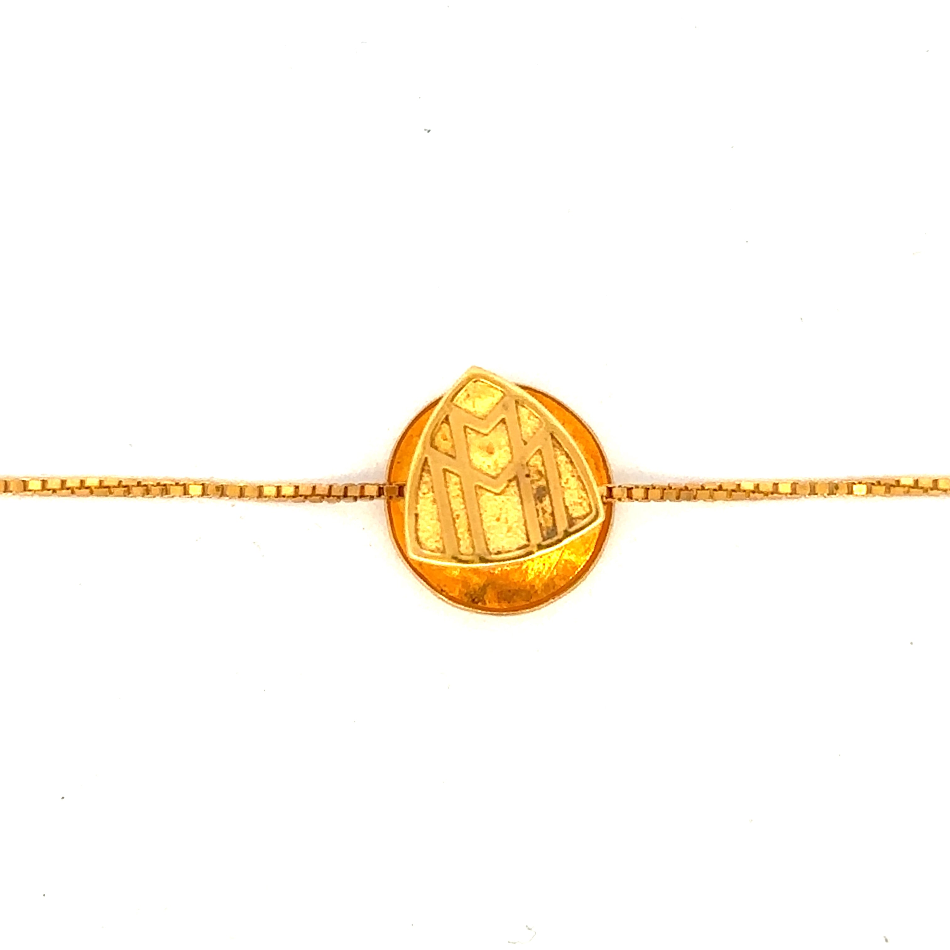 Mens Gold Kurta Button