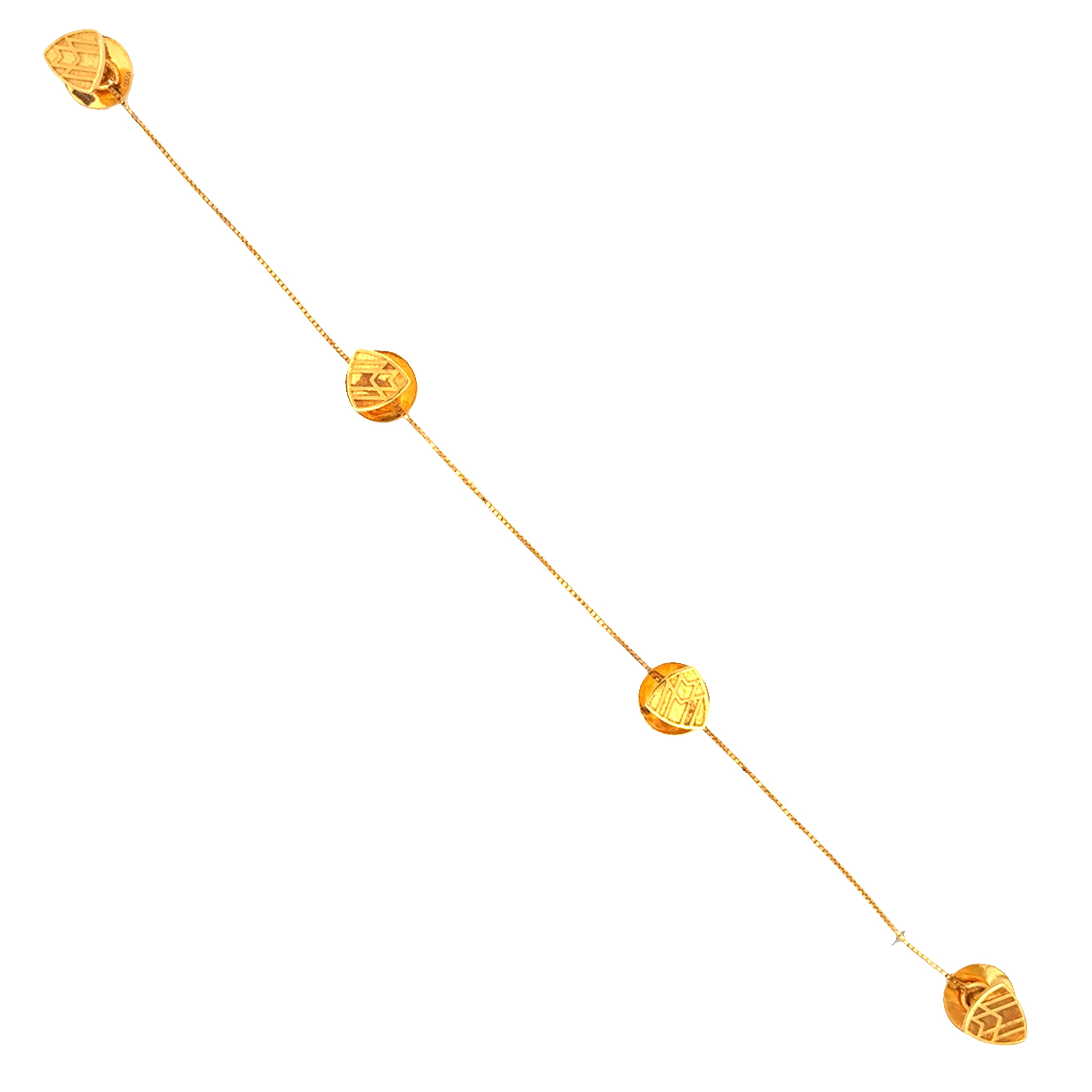 Mens Gold Kurta Button