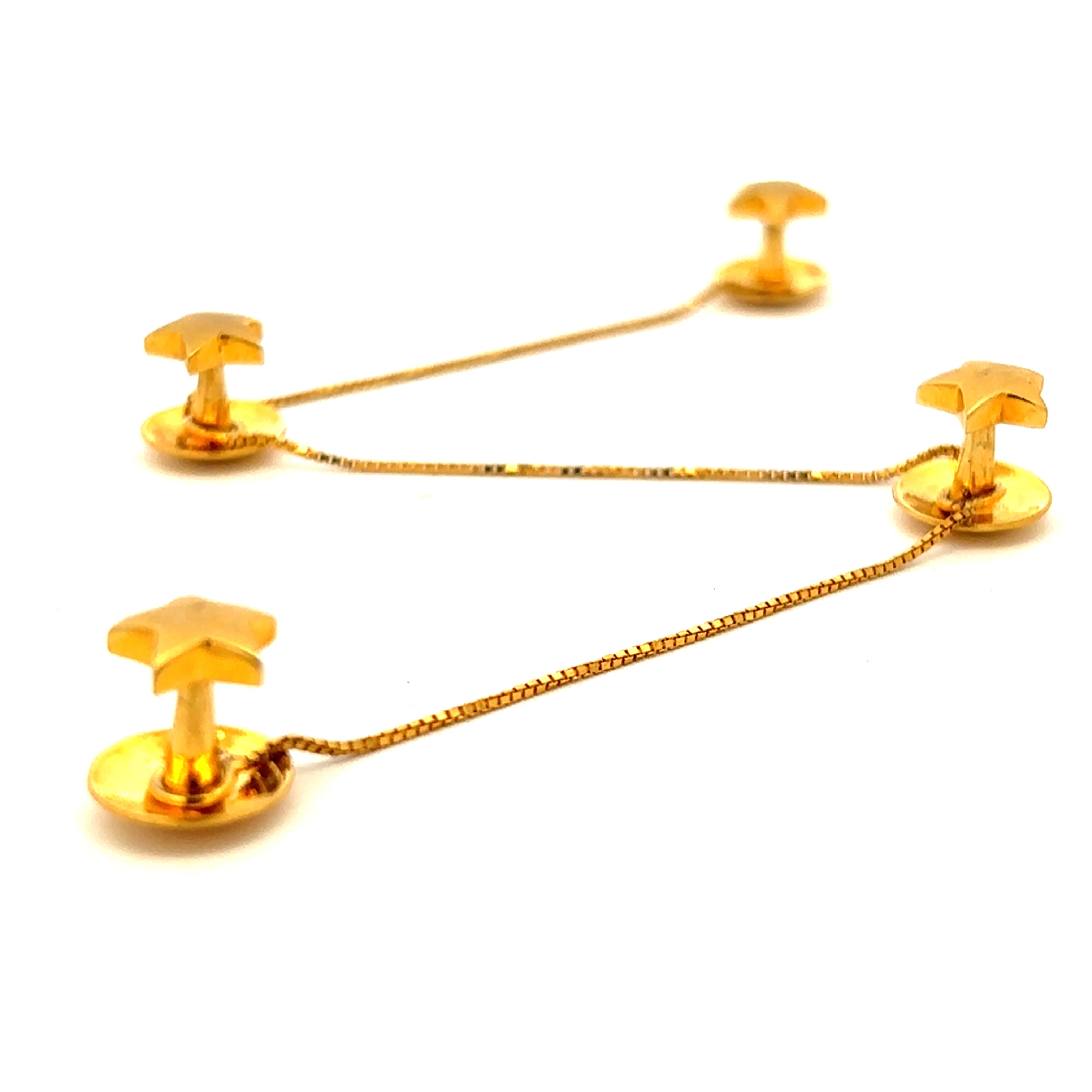 Mens Gold Kurta Button