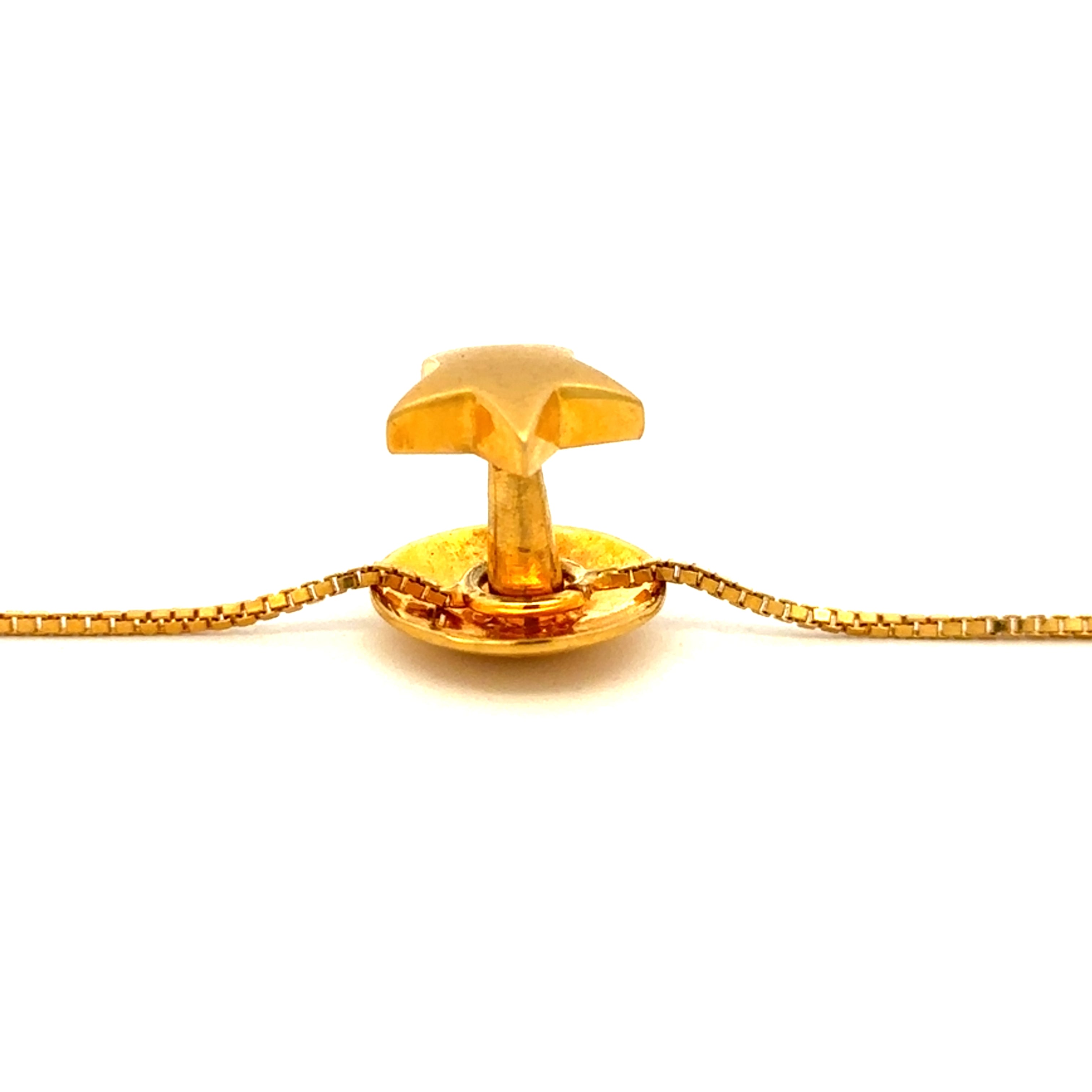Mens Gold Kurta Button