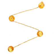 Mens Gold Kurta Button