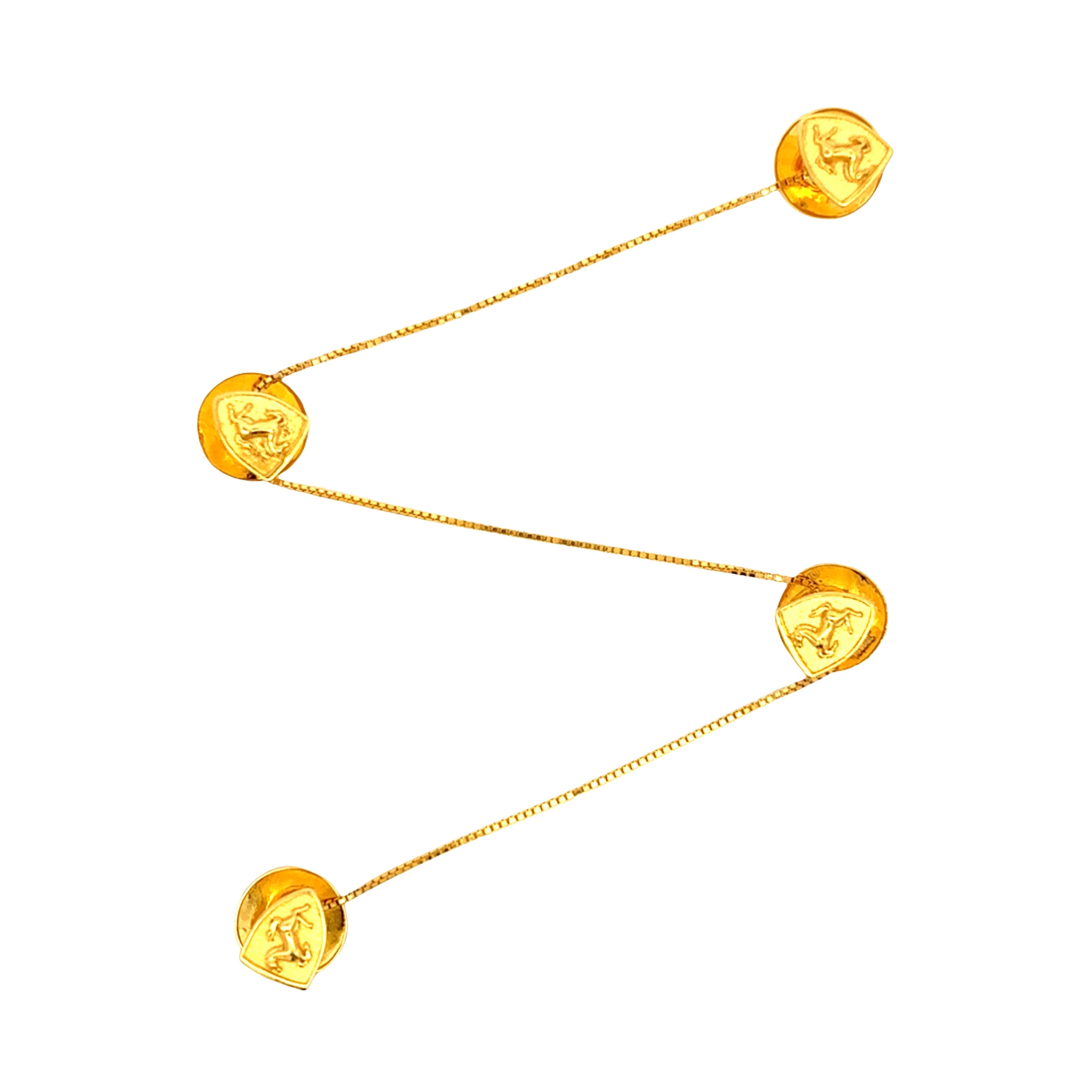 Mens Gold Kurta Button