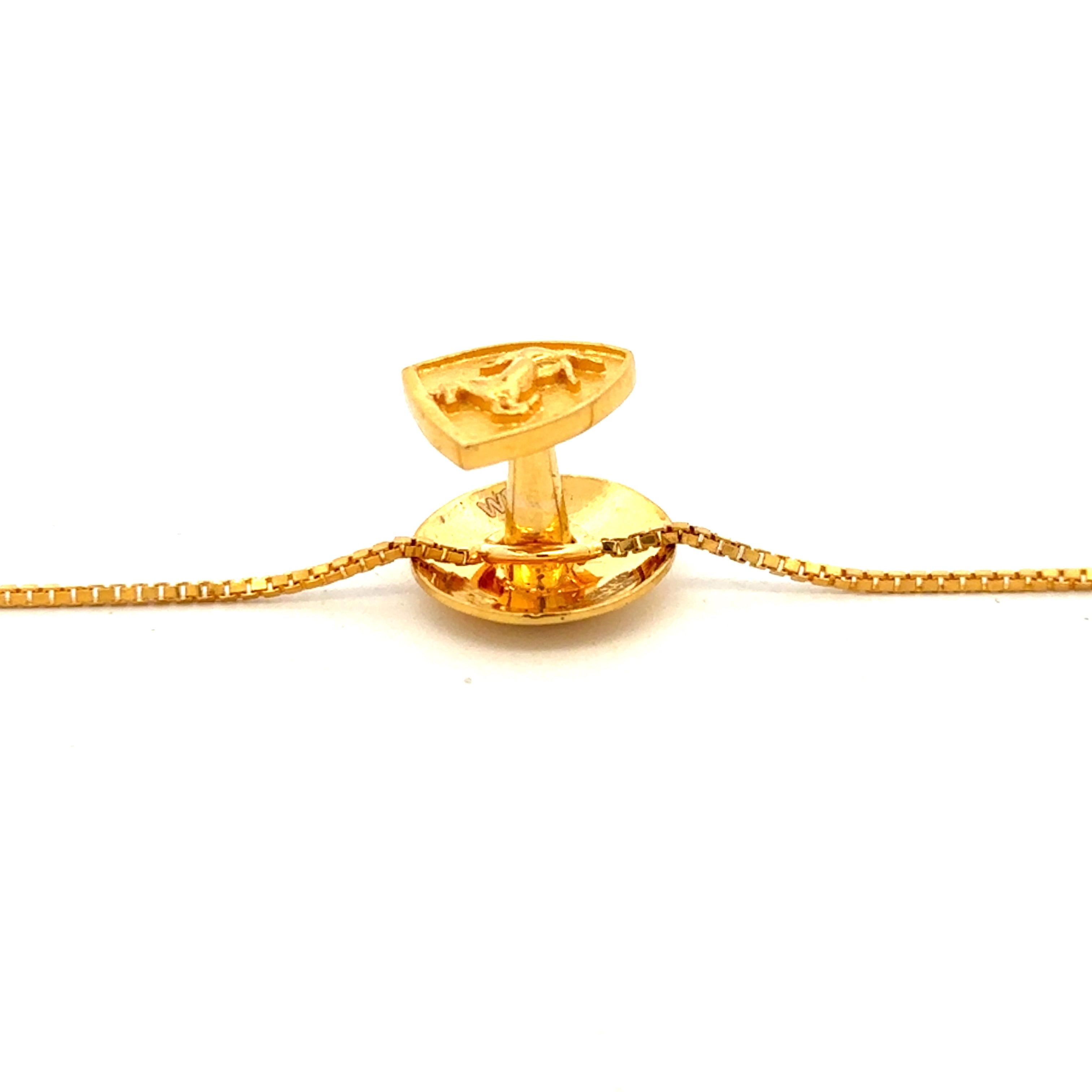 Mens Gold Kurta Button