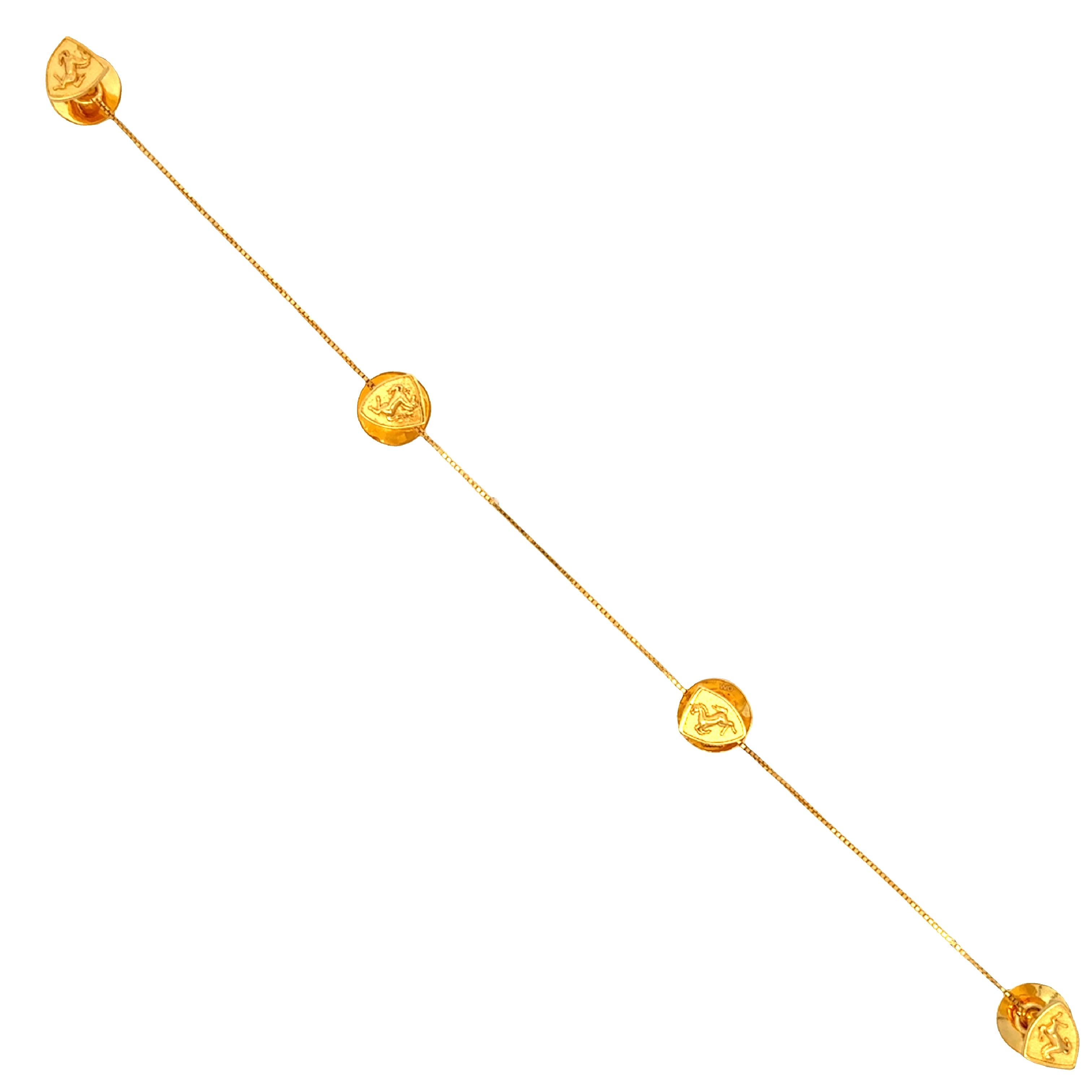 Mens Gold Kurta Button