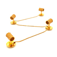 Mens Gold Kurta Button