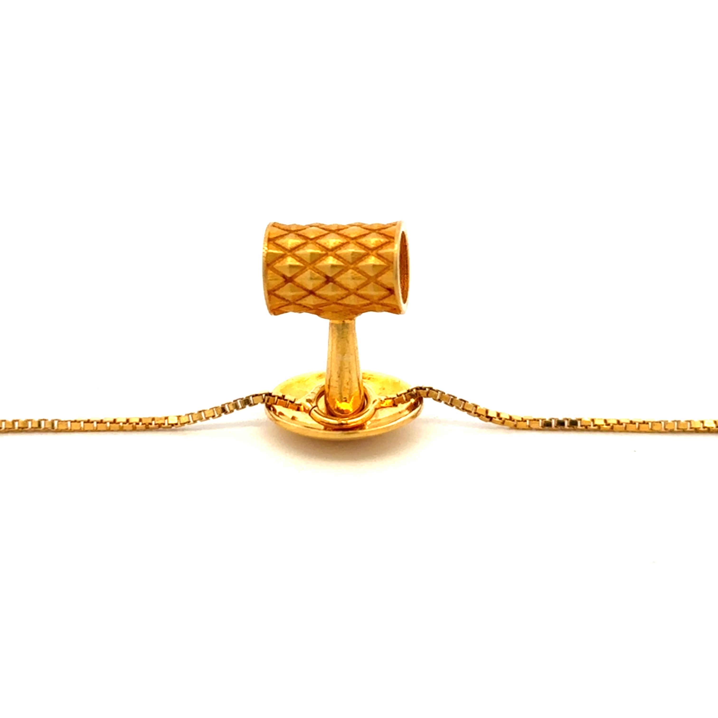 Mens Gold Kurta Button
