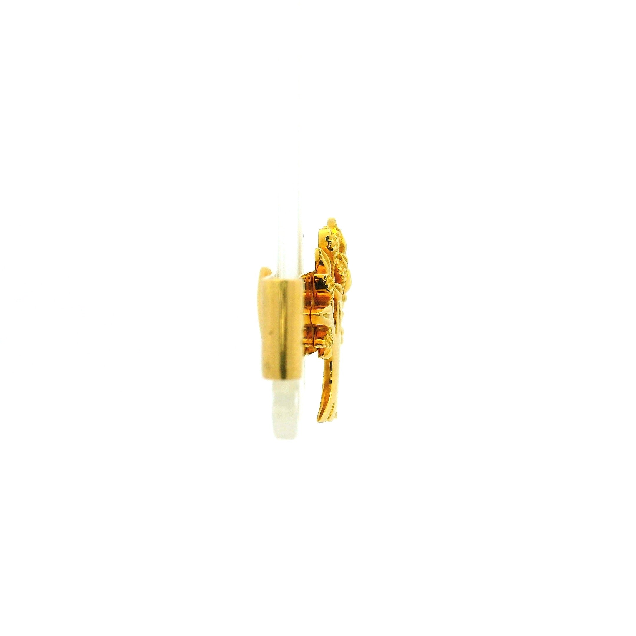 Mens Gold Tie Pin