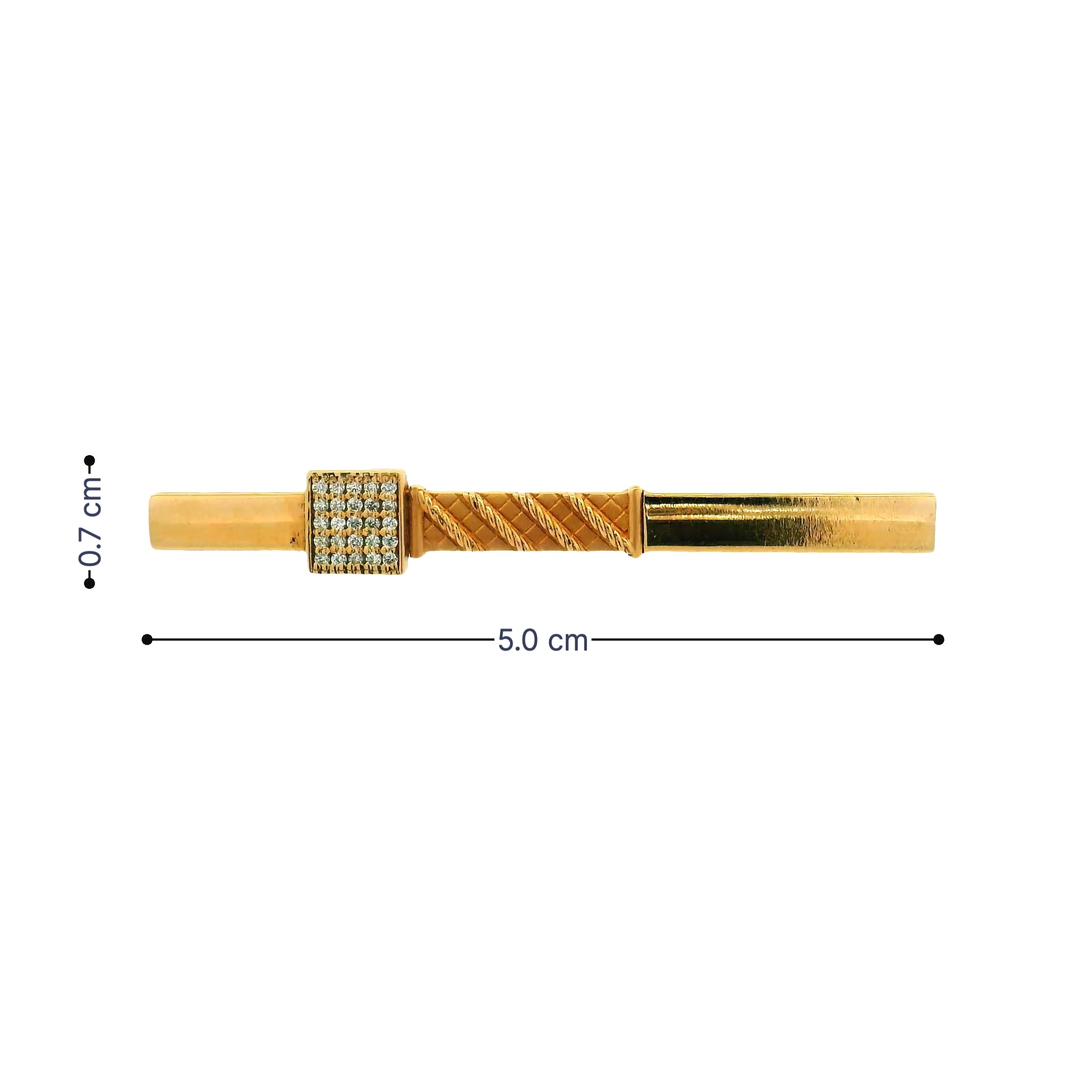 Mens Gold Tie Pin