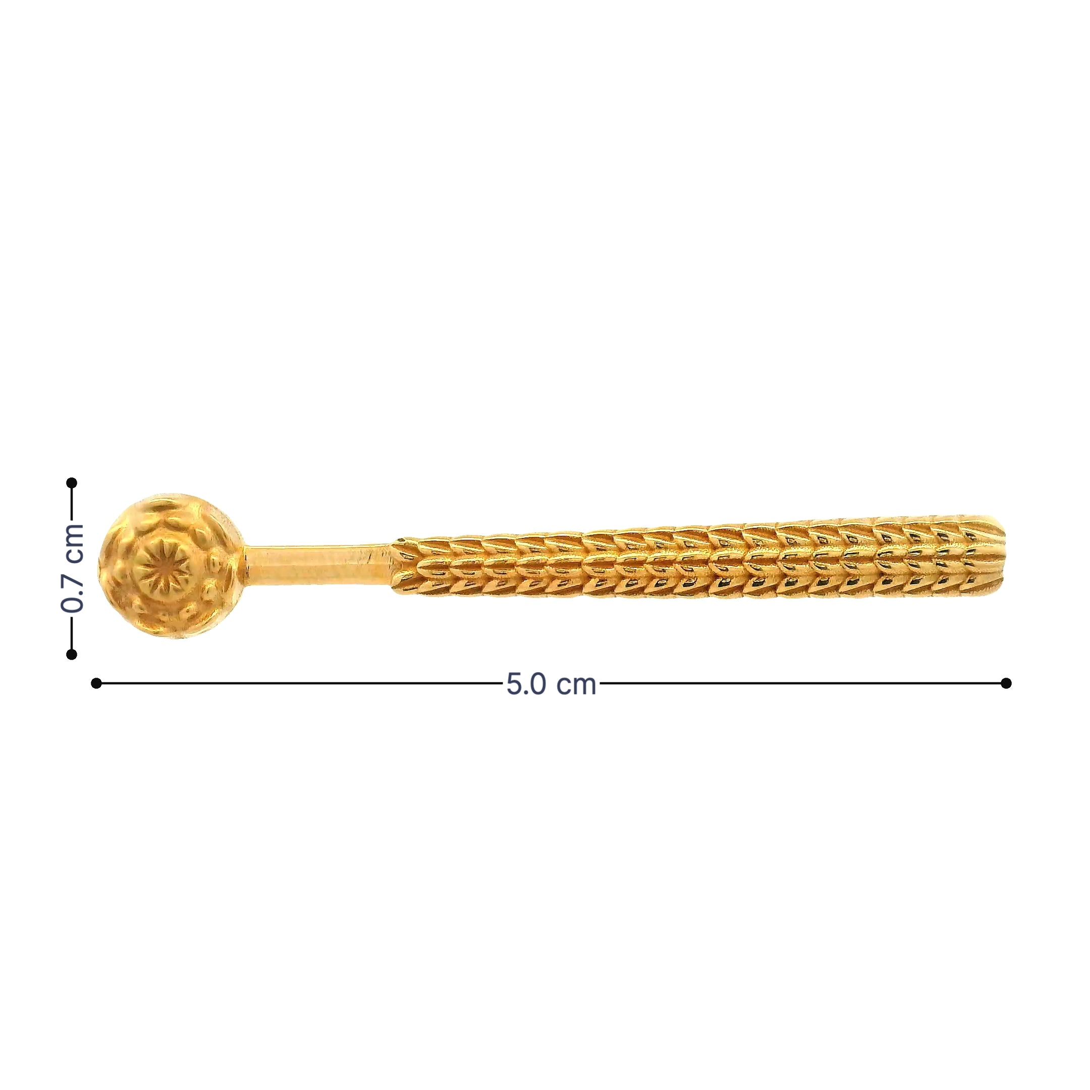 Mens Gold Tie Pin