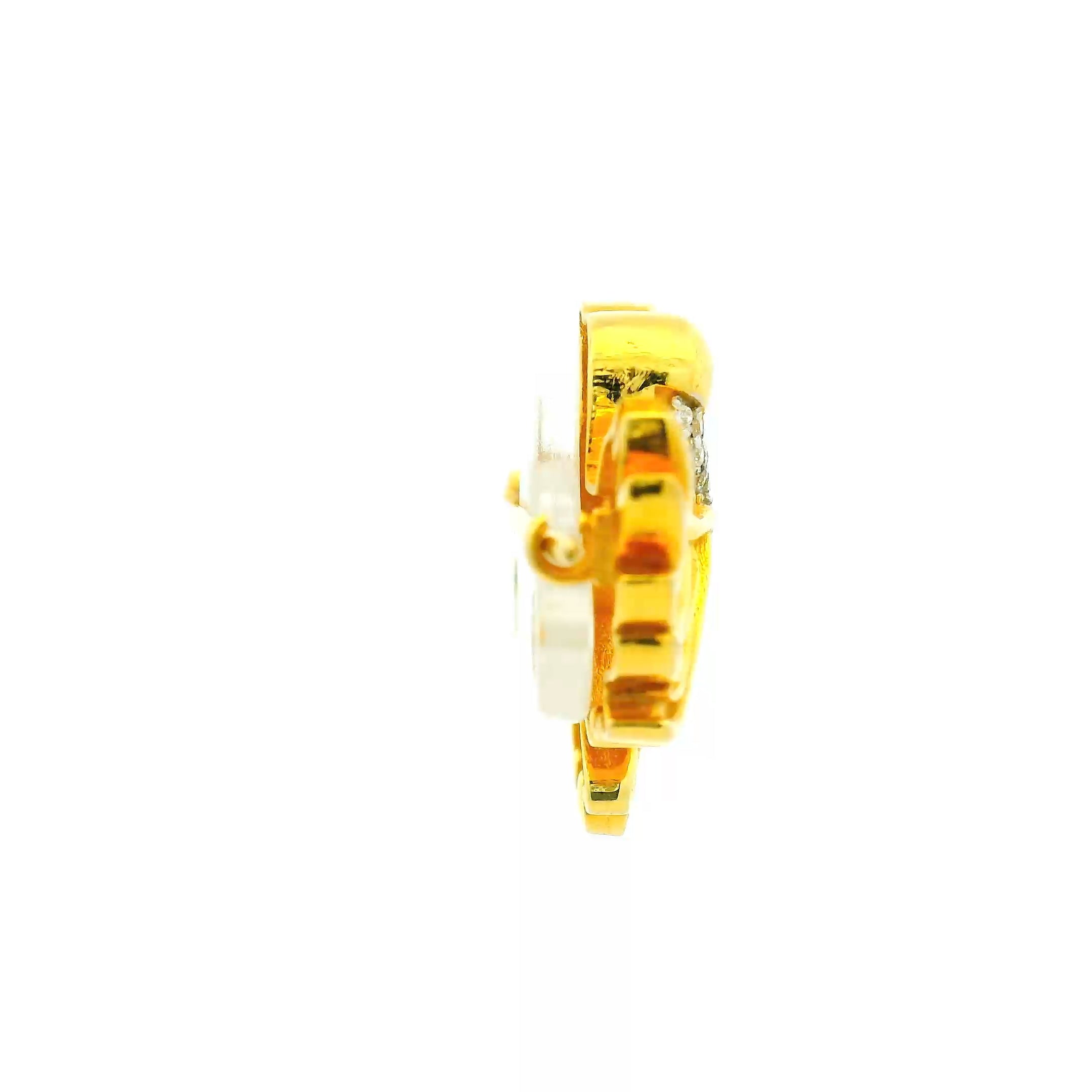 Mens Gold Brooch
