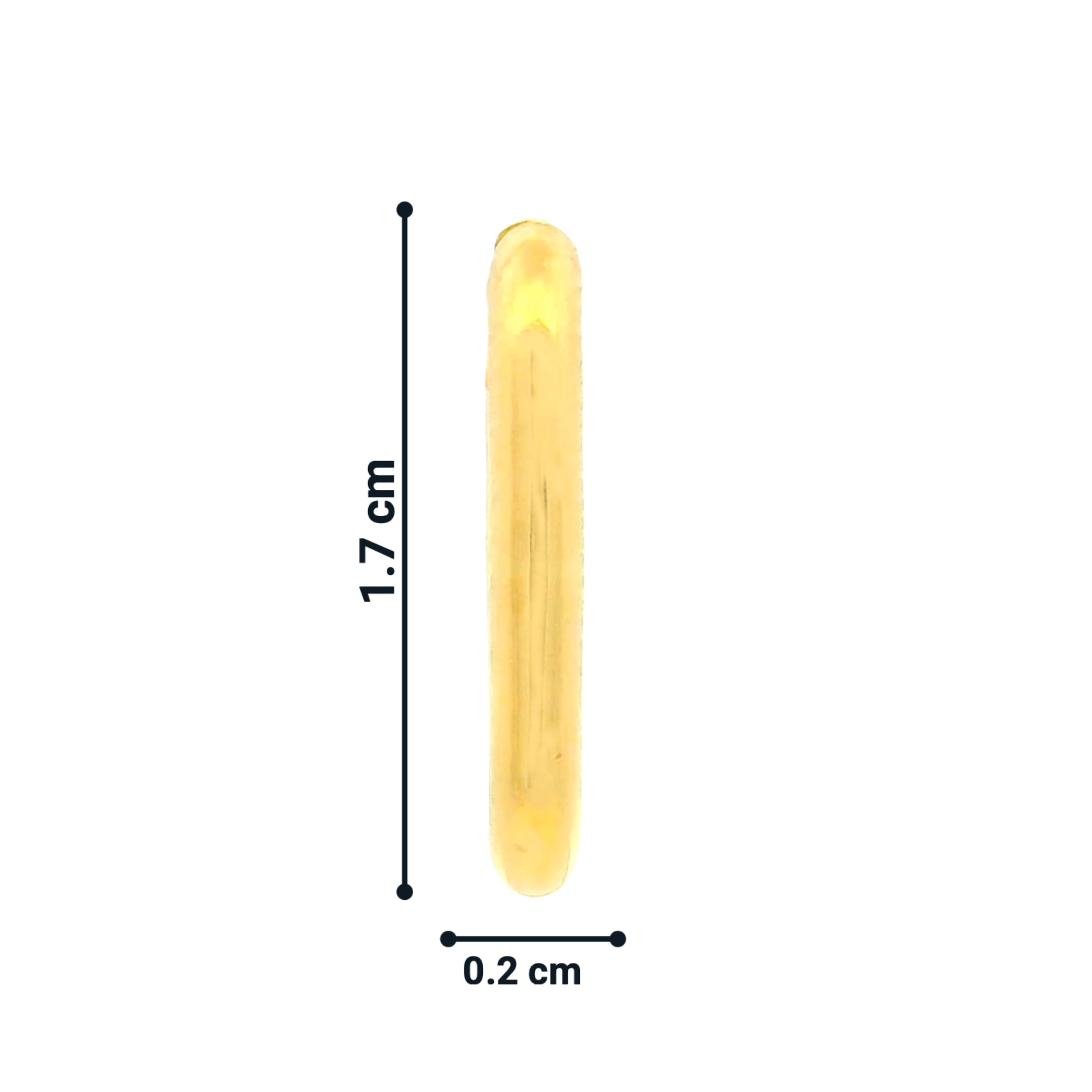 Mens Gold Stud