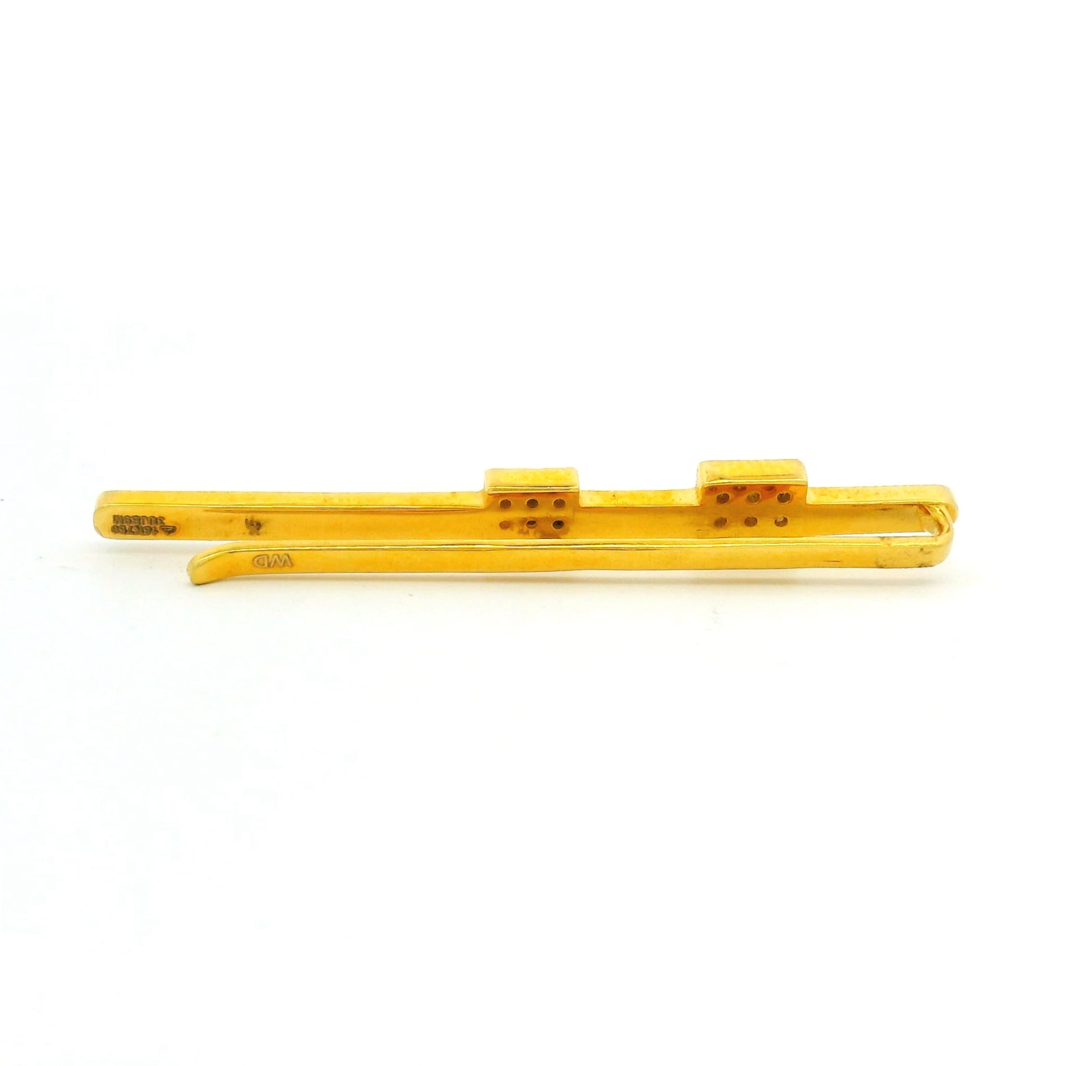 Mens Gold Tie Pin