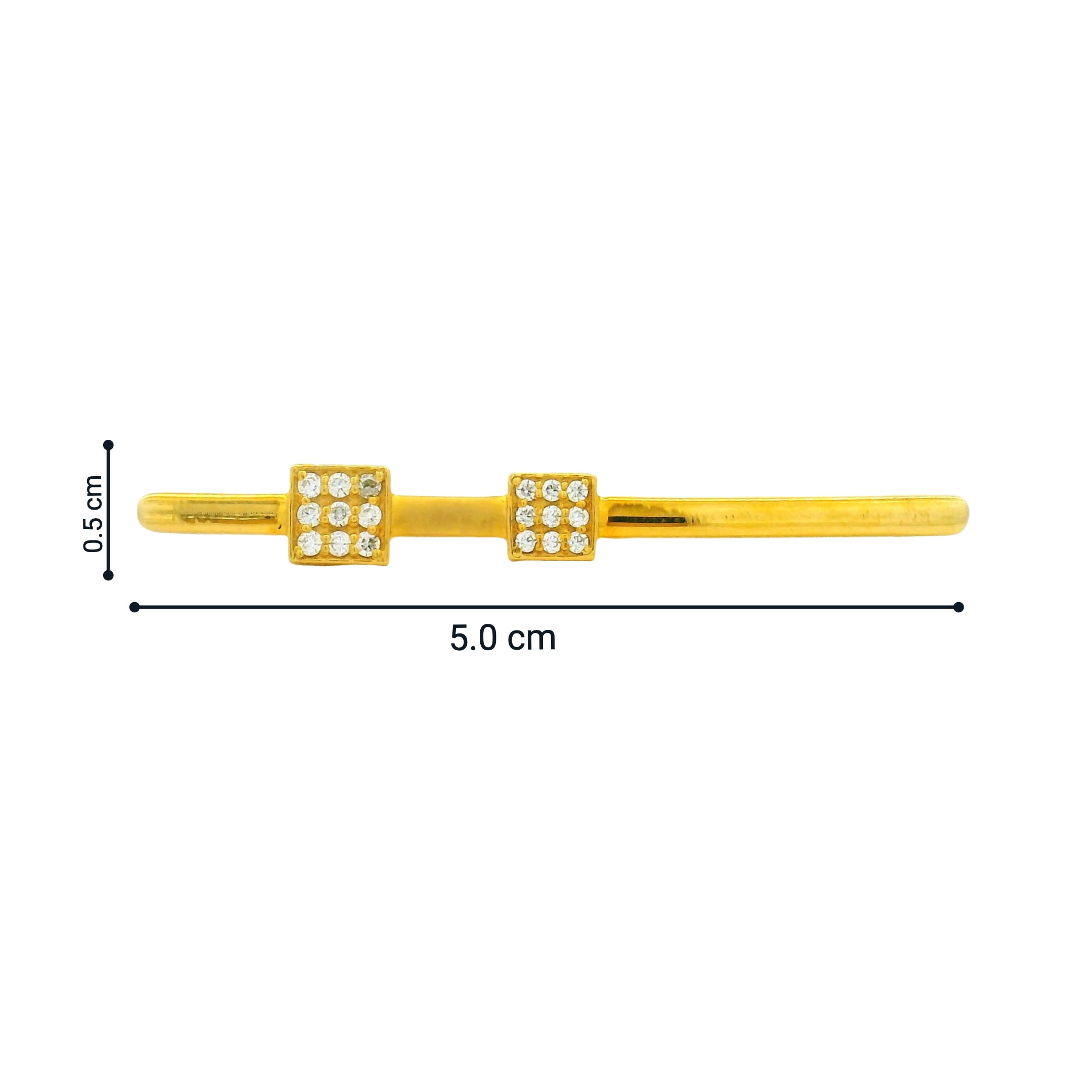 Mens Gold Tie Pin