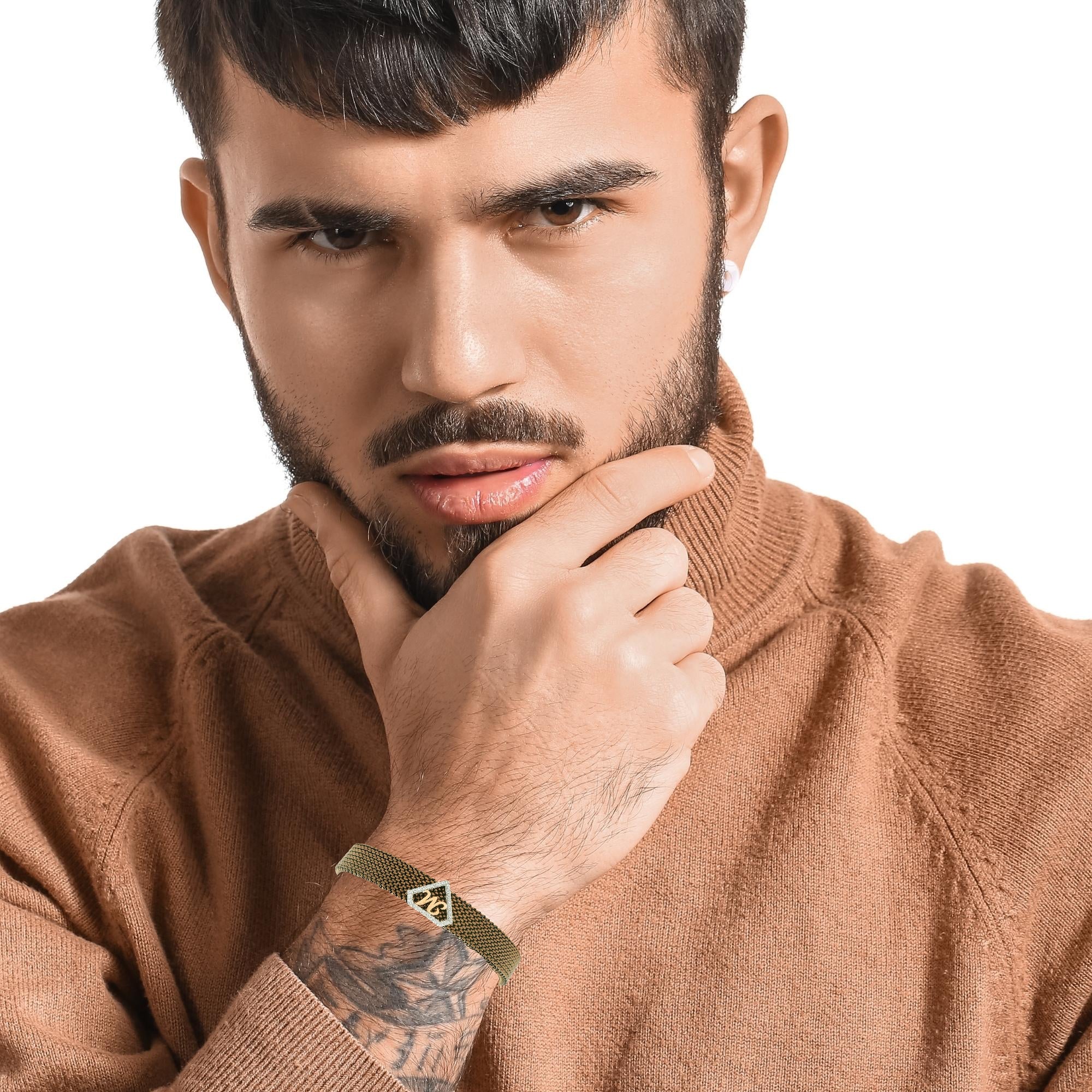 Mens Gold Bracelet