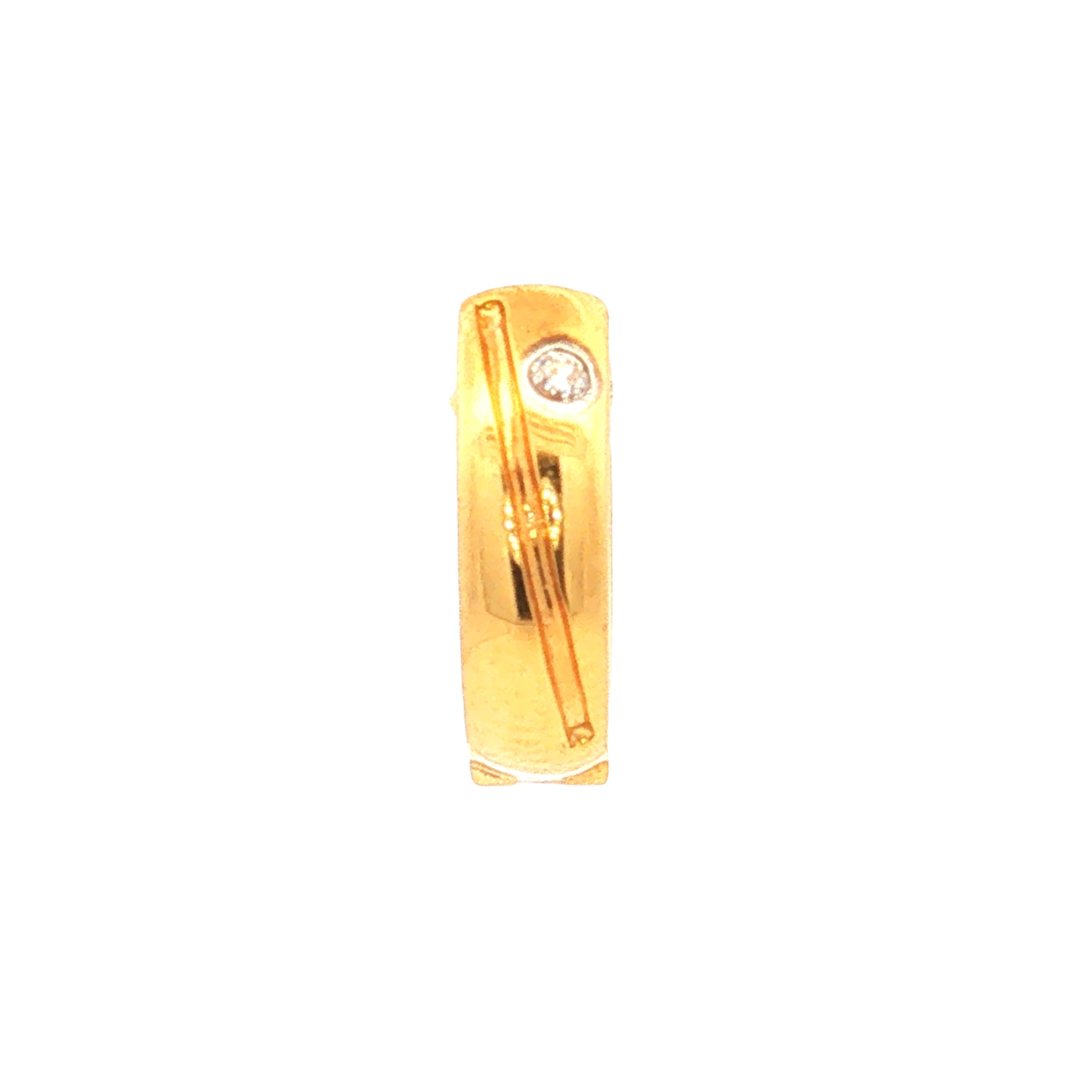 Mens Gold Earring