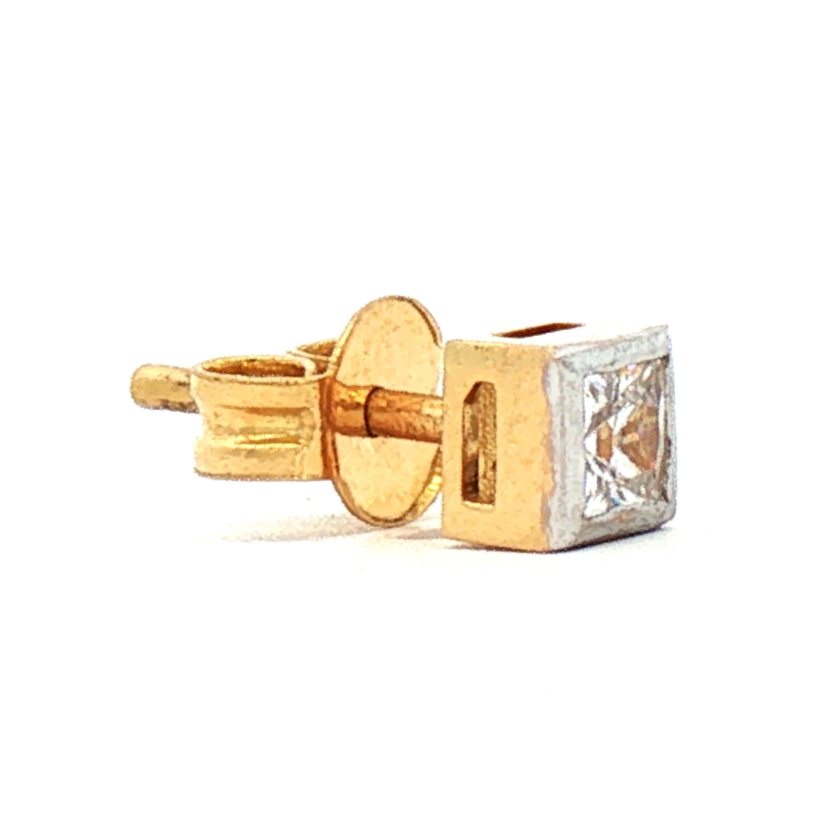 Mens Gold Earring