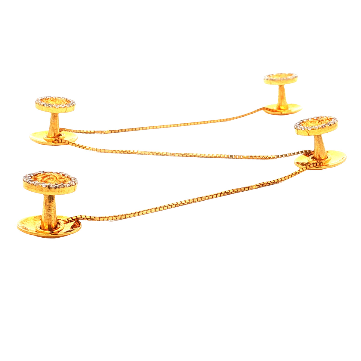 Mens Gold Kurta Buttons
