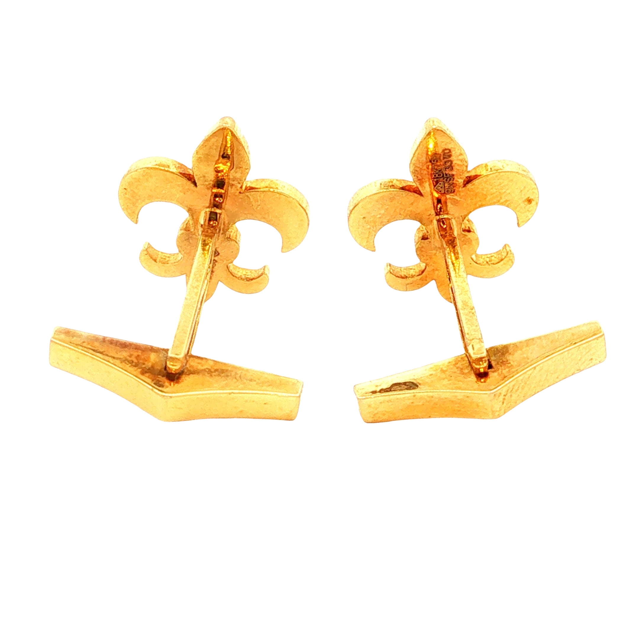 Mens Gold Cufflink