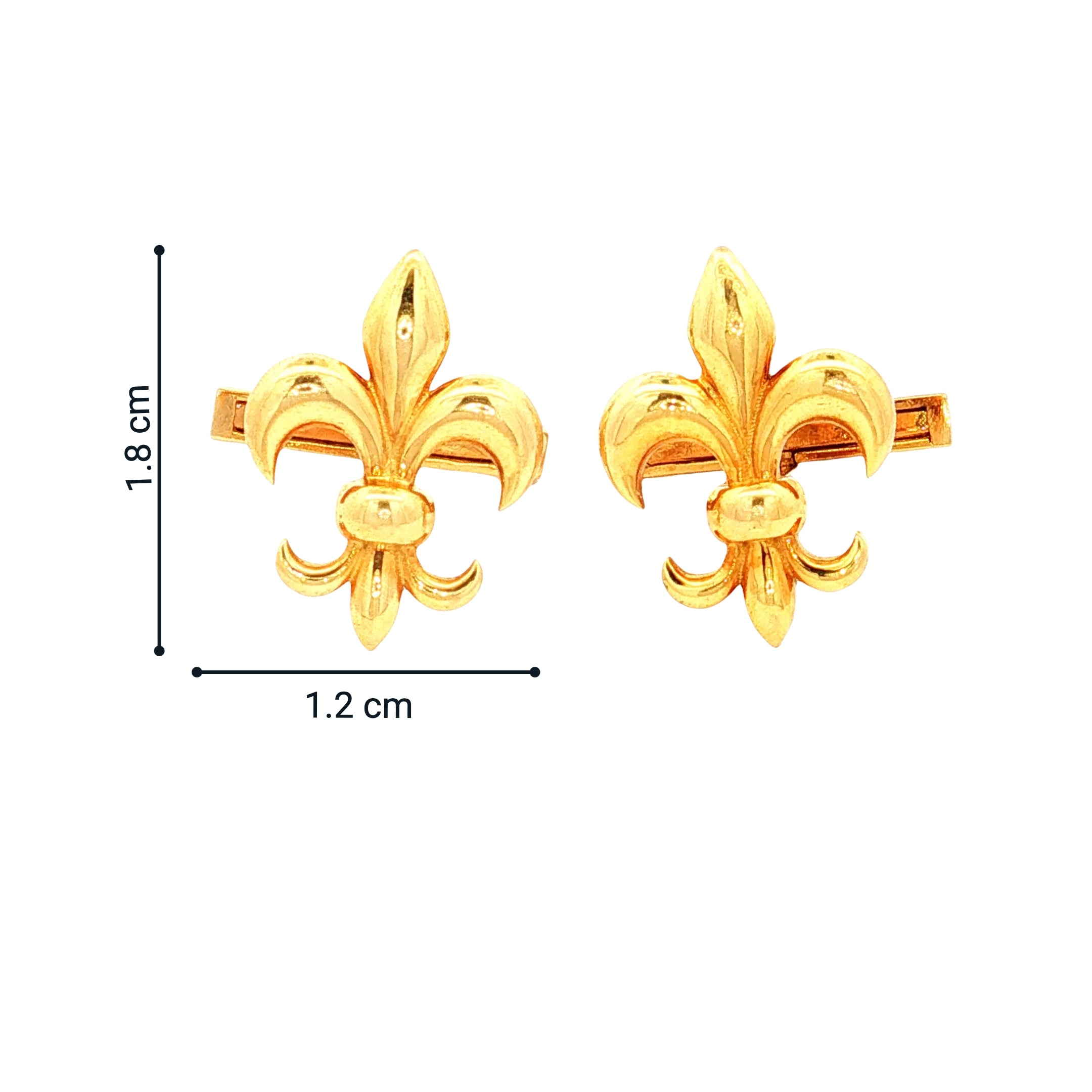 Mens Gold Cufflink