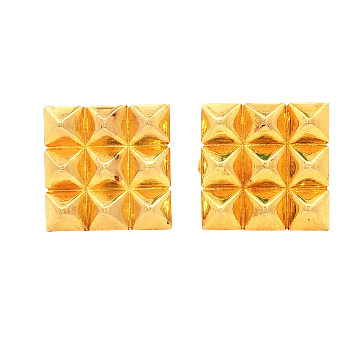 Mens Gold Cufflink
