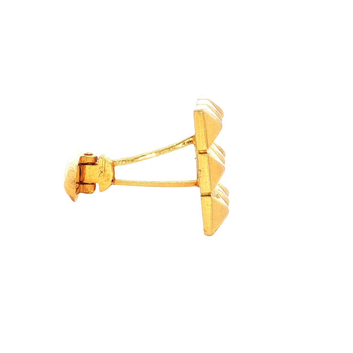 Mens Gold Cufflink