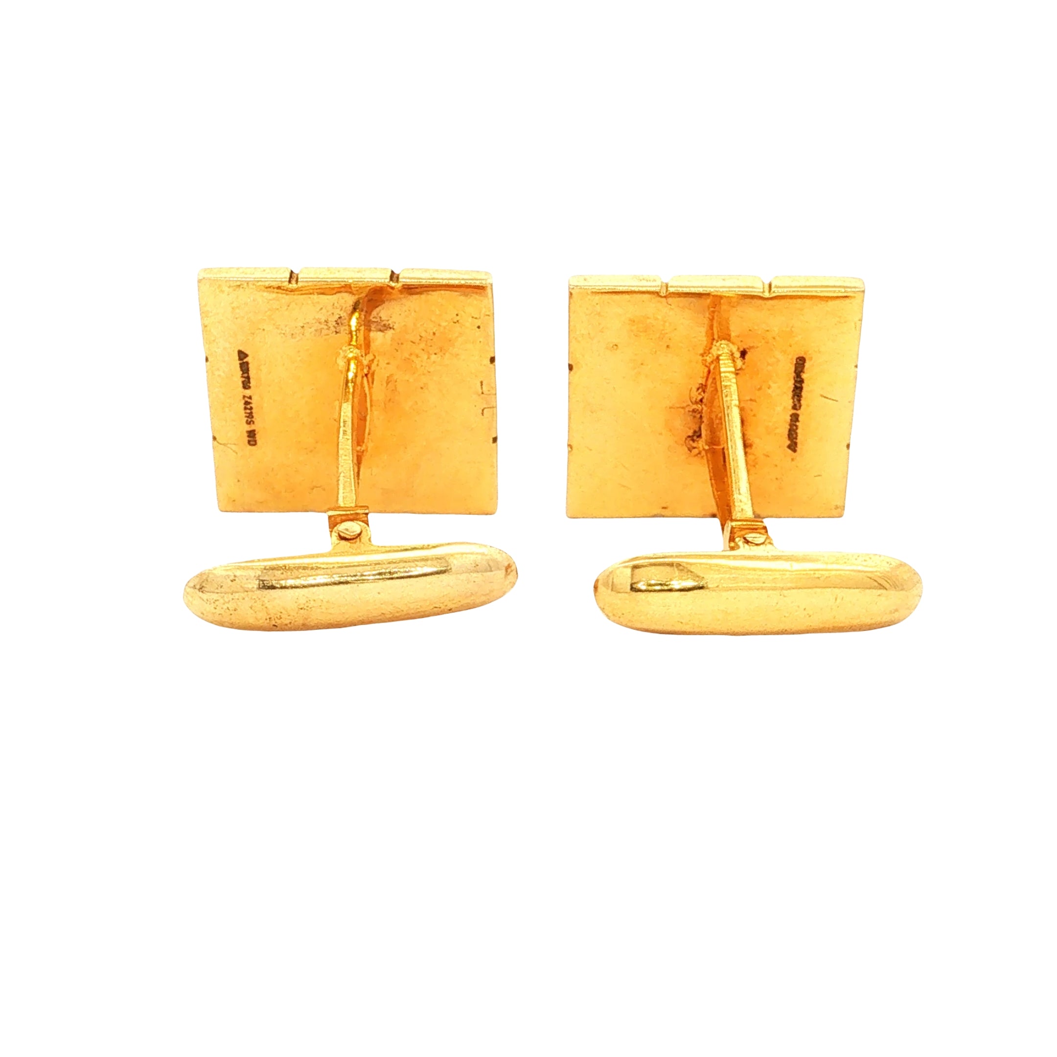 Mens Gold Cufflink