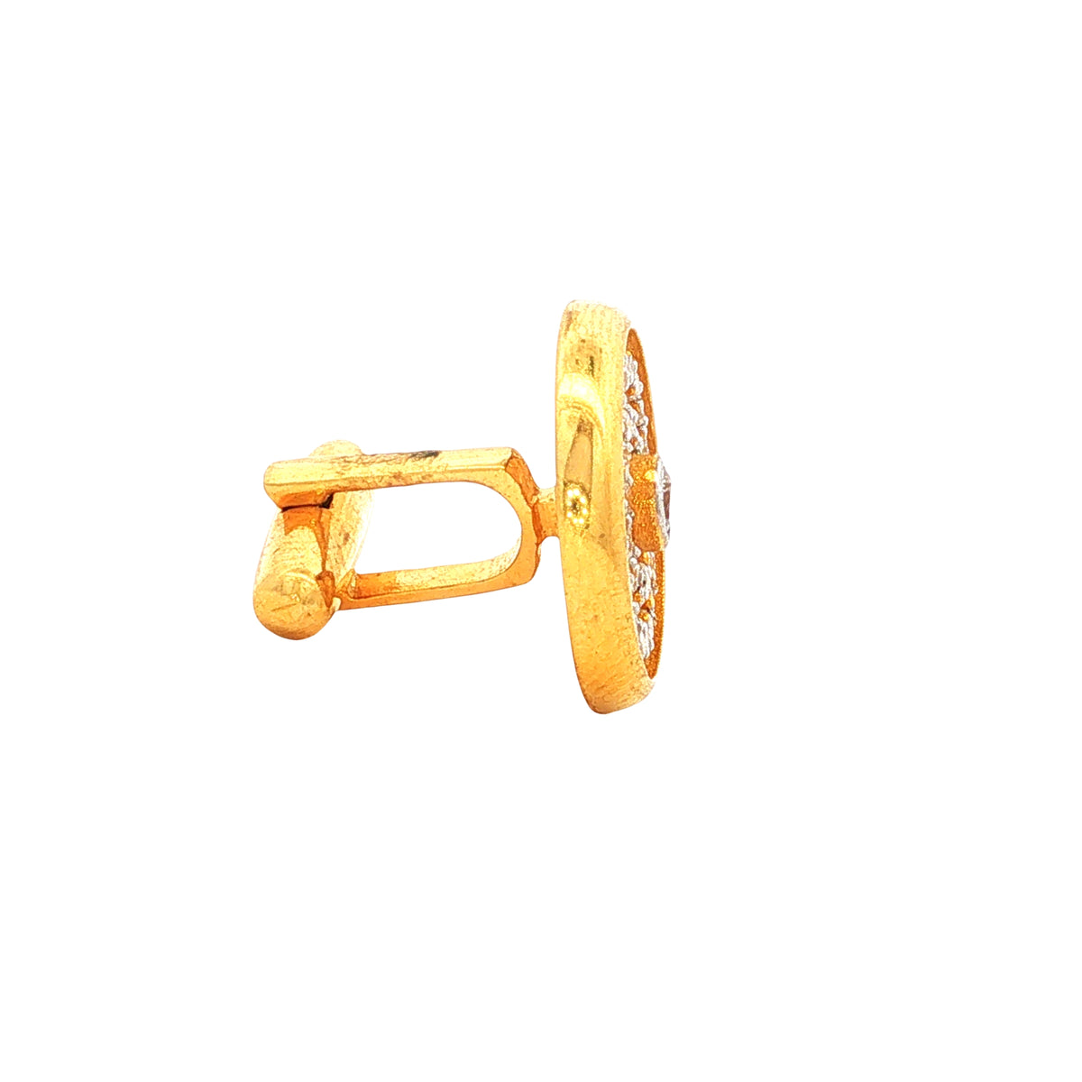 Mens Gold Cufflink