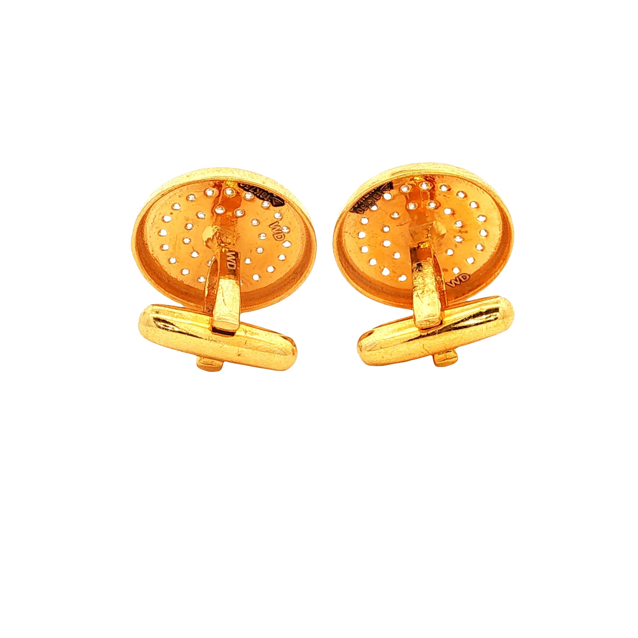 Mens Gold Cufflink