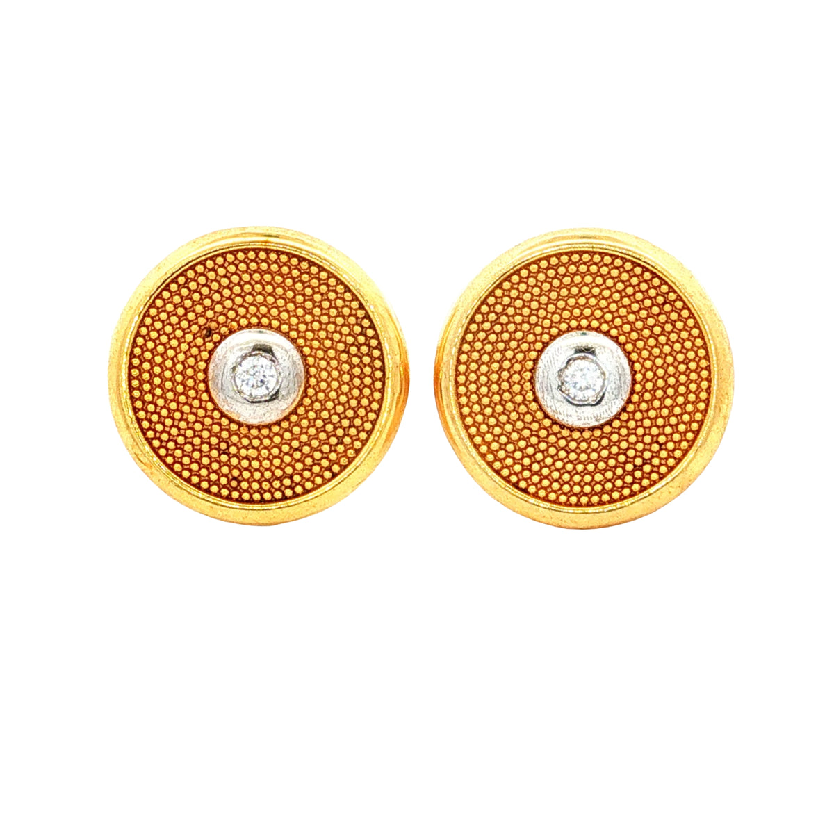 Mens Gold Cufflink