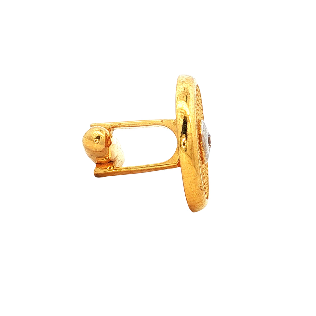 Mens Gold Cufflink