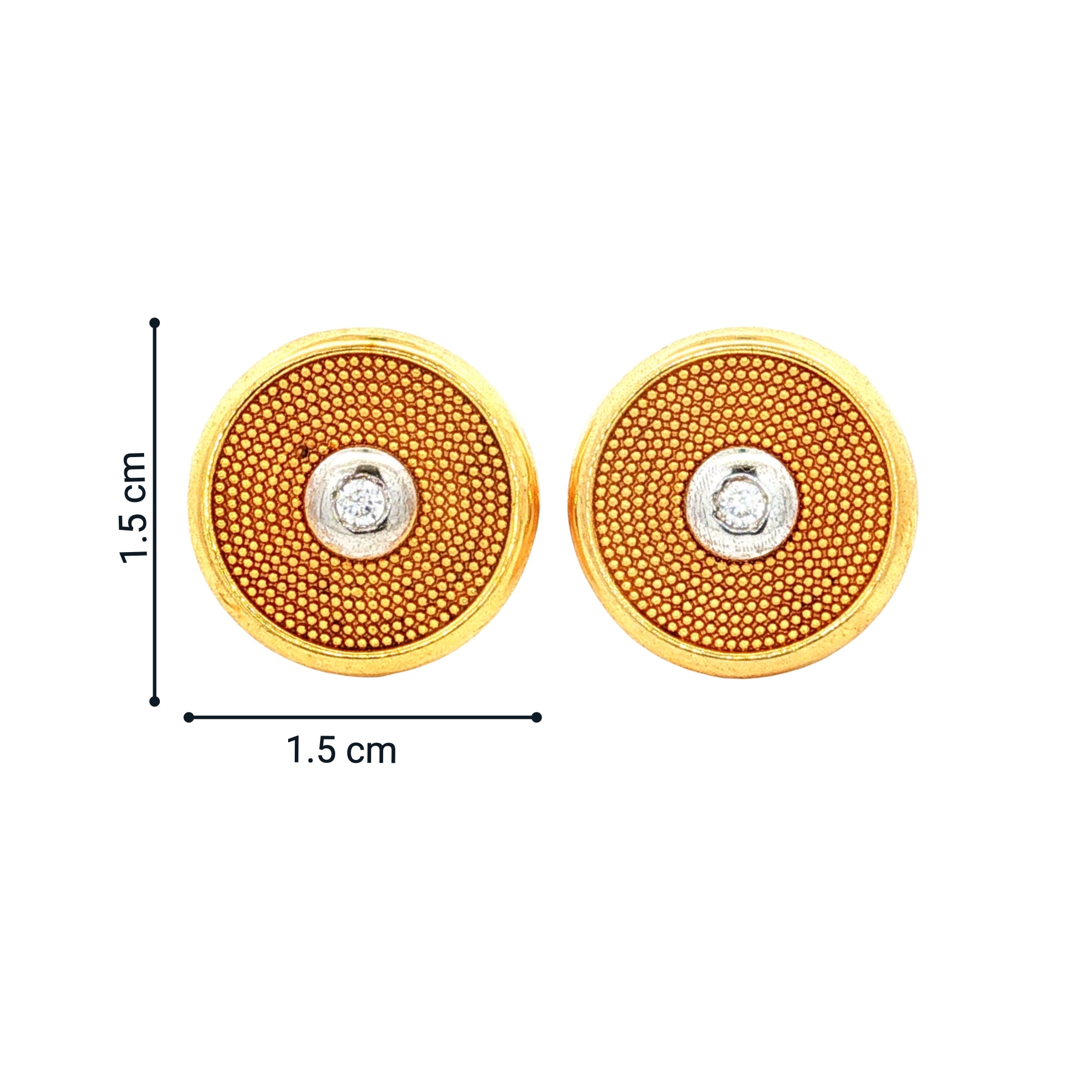 Mens Gold Cufflink