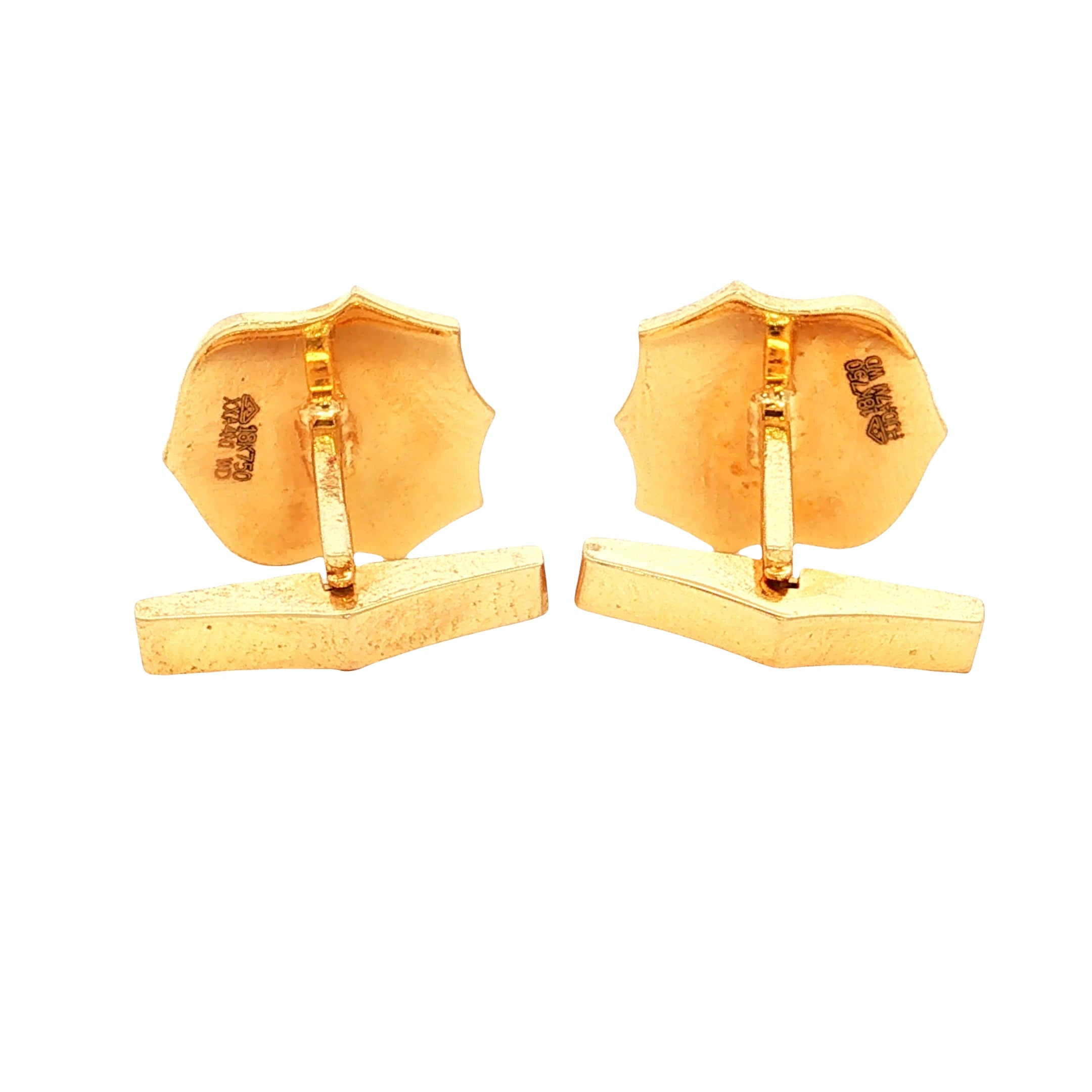 Mens Gold Cufflink