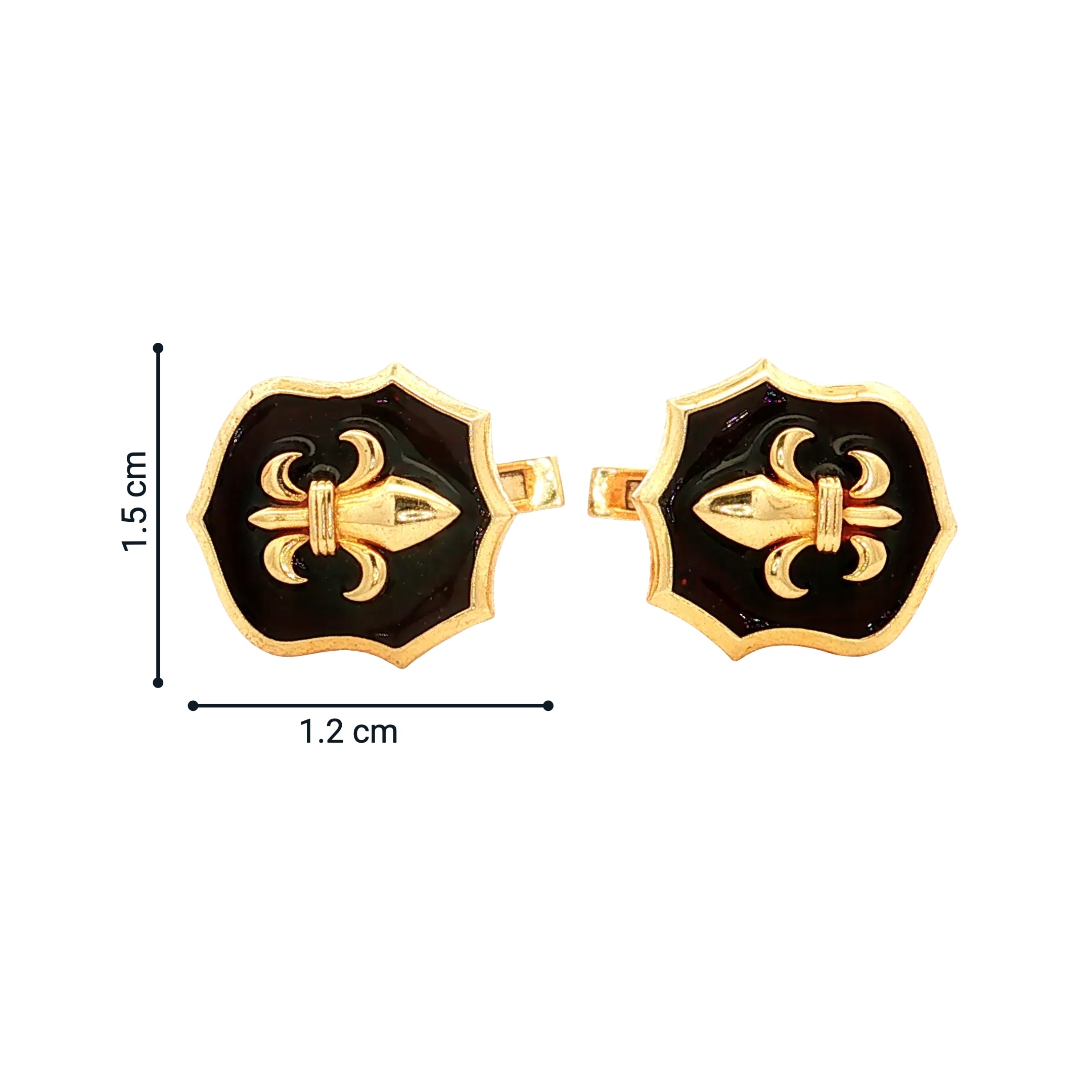 Mens Gold Cufflink