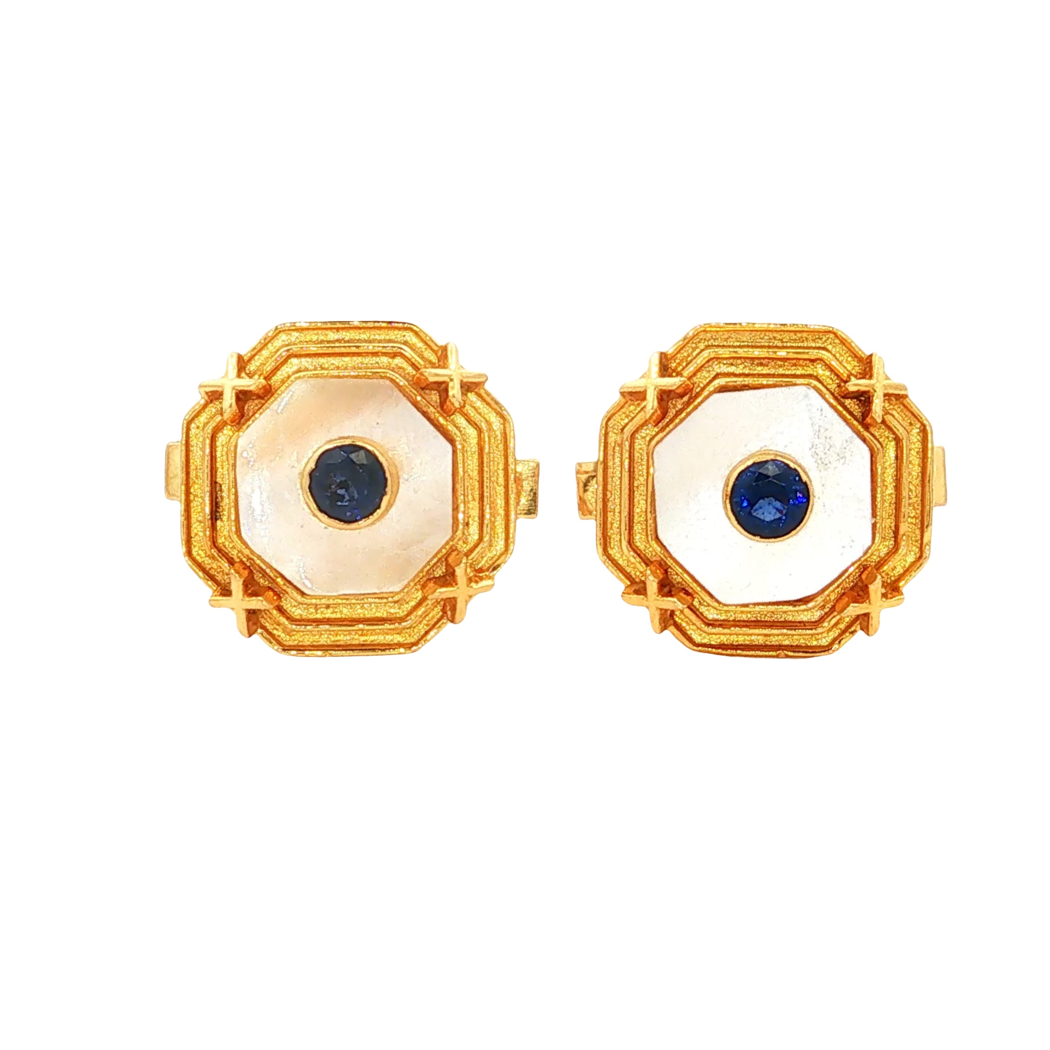 Mens Gold Cufflink