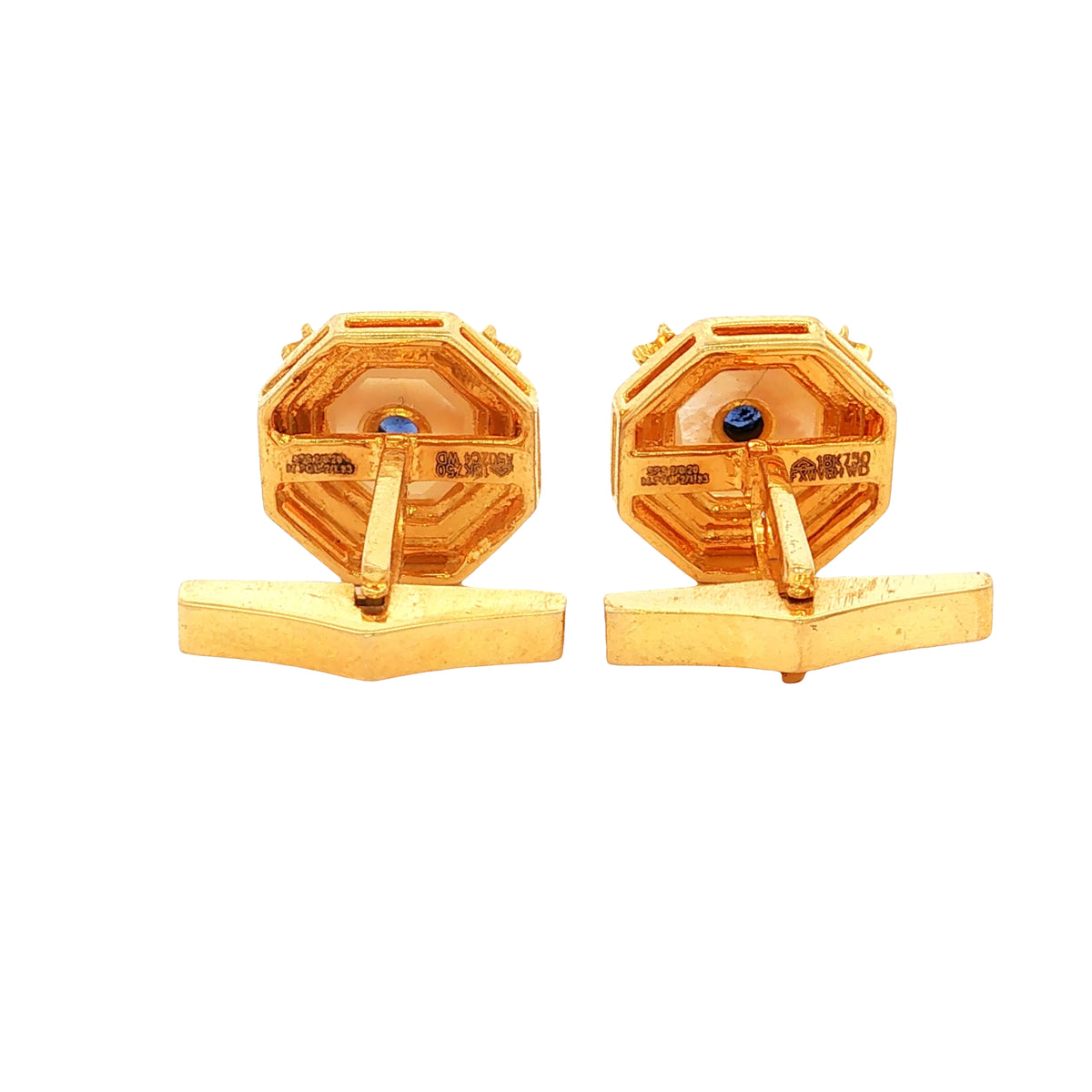 Mens Gold Cufflink