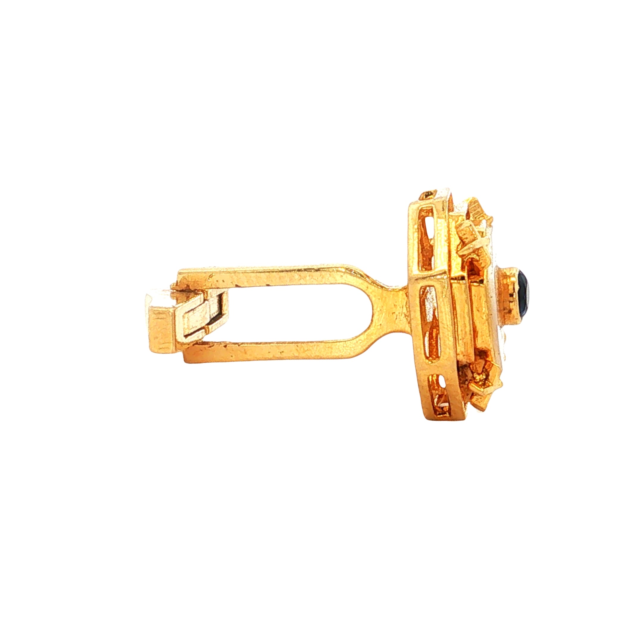 Mens Gold Cufflink