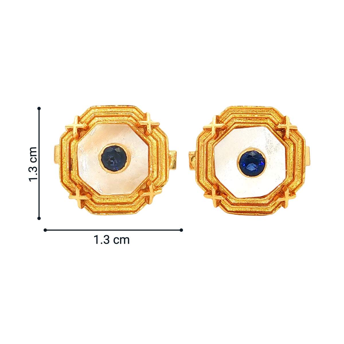 Mens Gold Cufflink