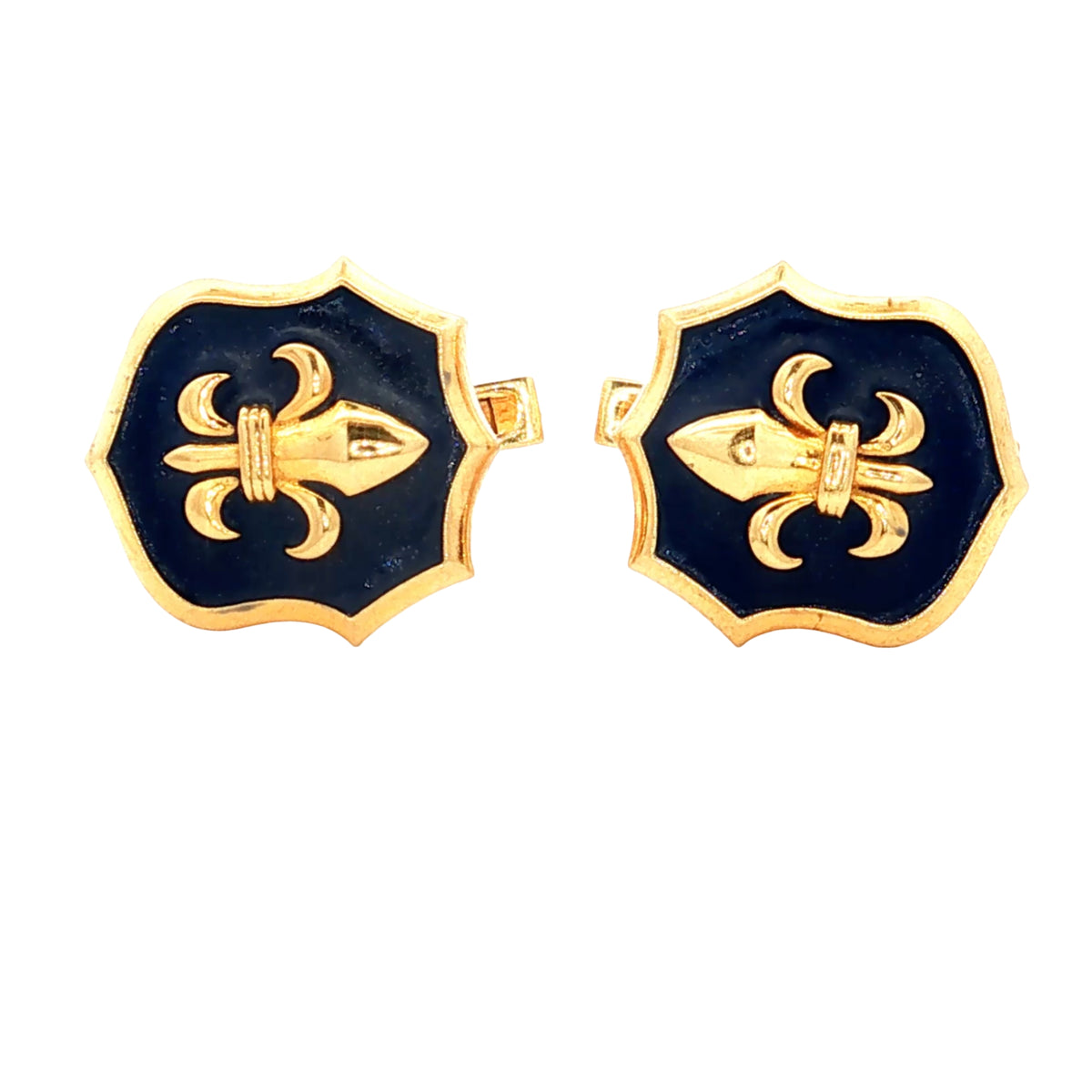 Mens Gold Cufflink