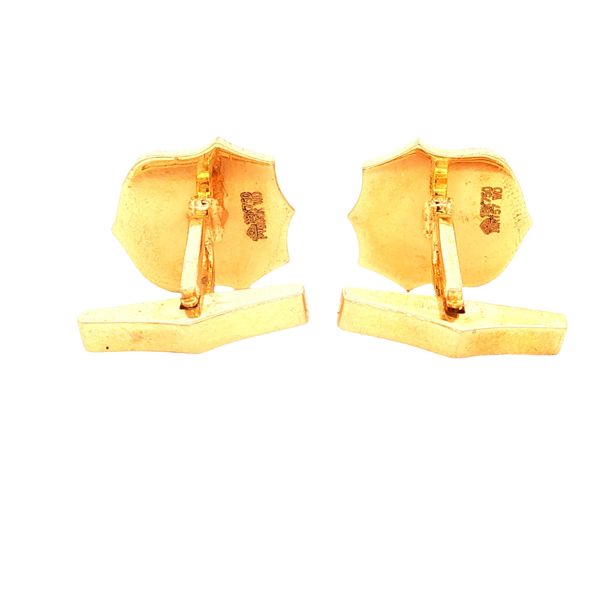 Mens Gold Cufflink