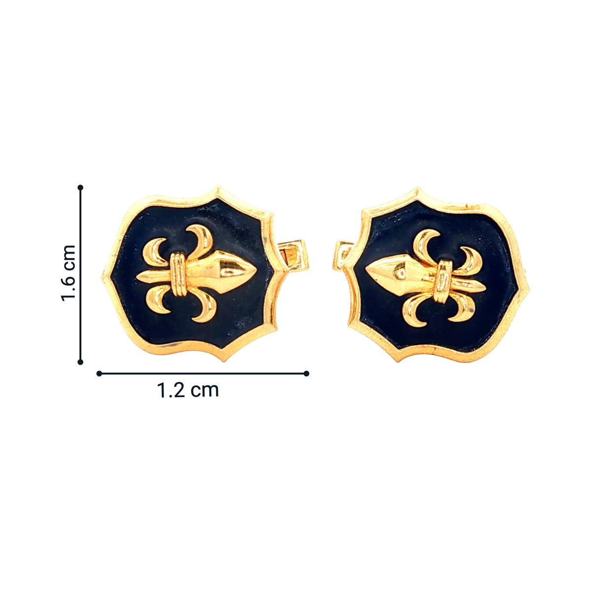 Mens Gold Cufflink