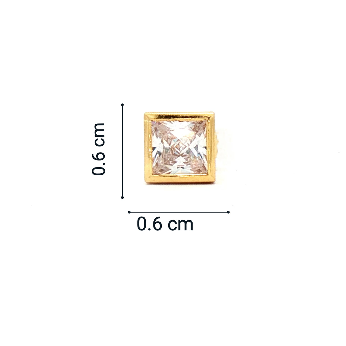 Mens Gold Earring
