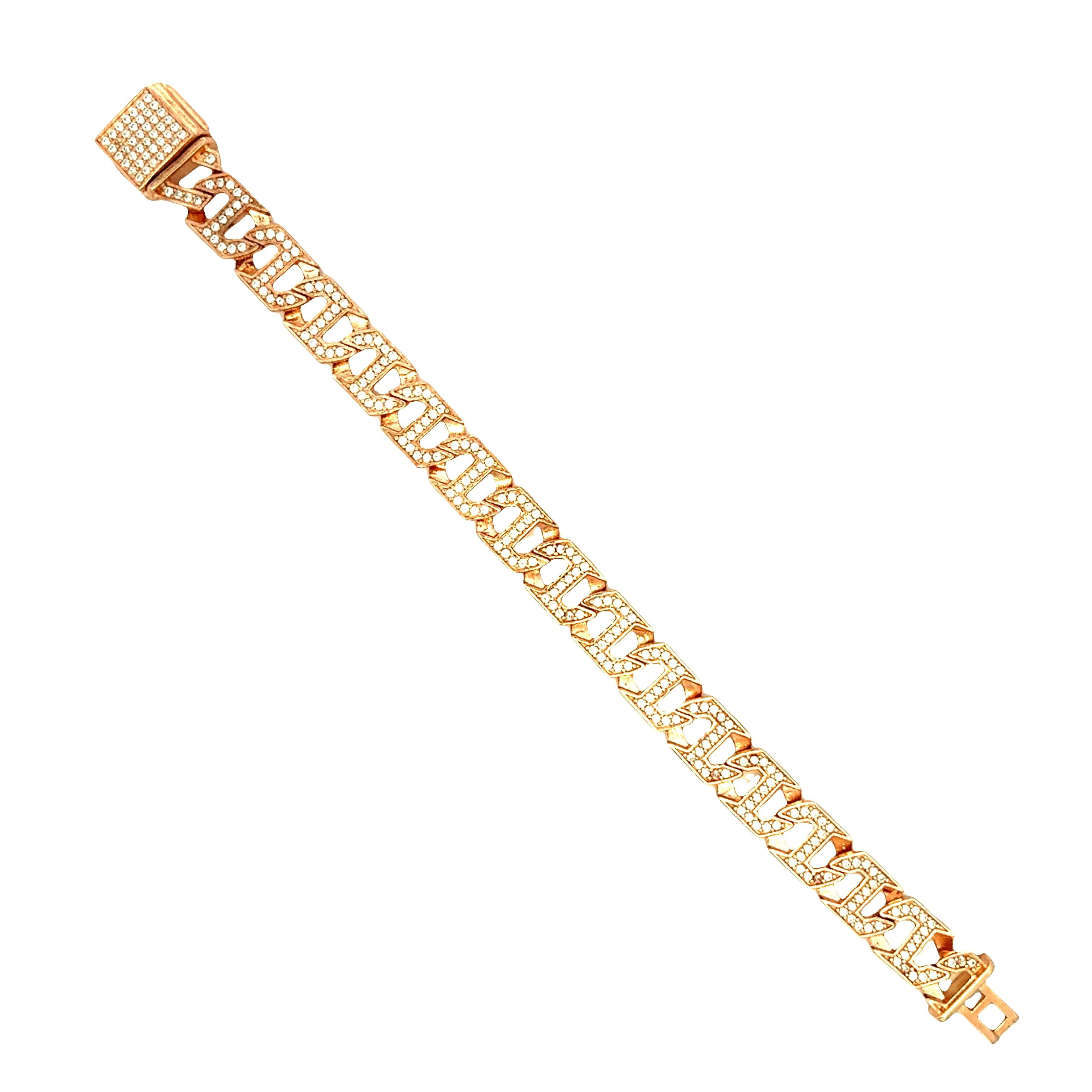 Robust Glow Men Silver Bracelet