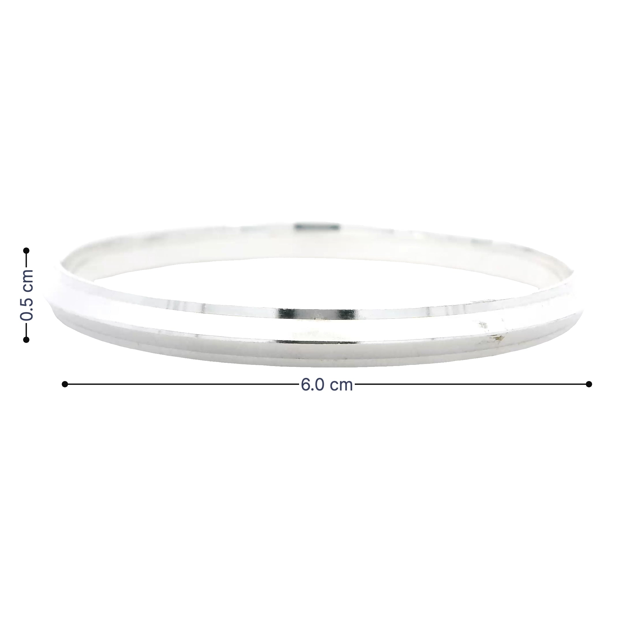 Mens Silver Kada