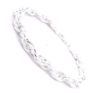Luxe Glow Men Silver Bracelet