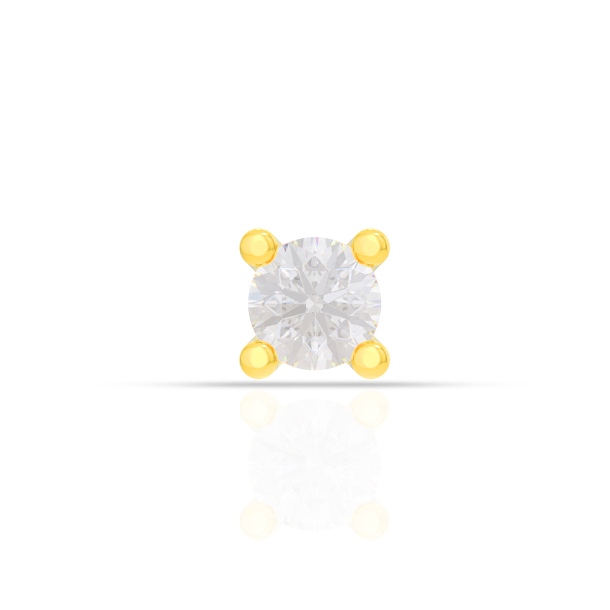 Delicate Spark Diamond Nose Pin